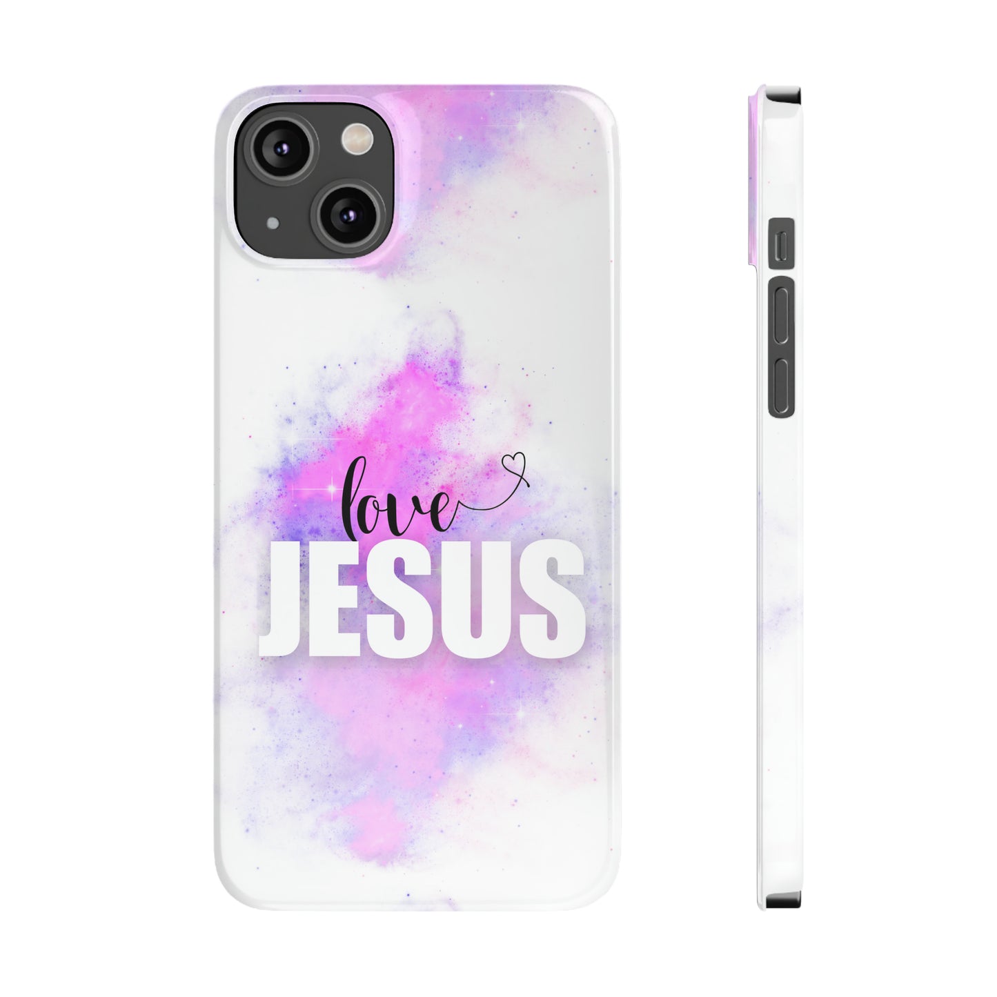 Love Jesus Slim Phone Case