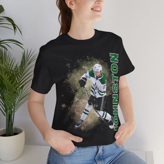 Wyatt Johnston Dallas Hockey Shirt, Star Hockey Shirt, MegaFan Gift, Retro Vintage Hockey Fan, Dallas Stars