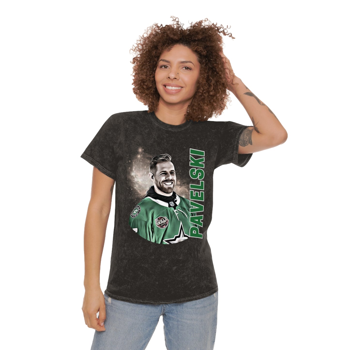 Joe Pavelski Dallas Stars Dallas Hockey Pavs Mineral Wash T-Shirt