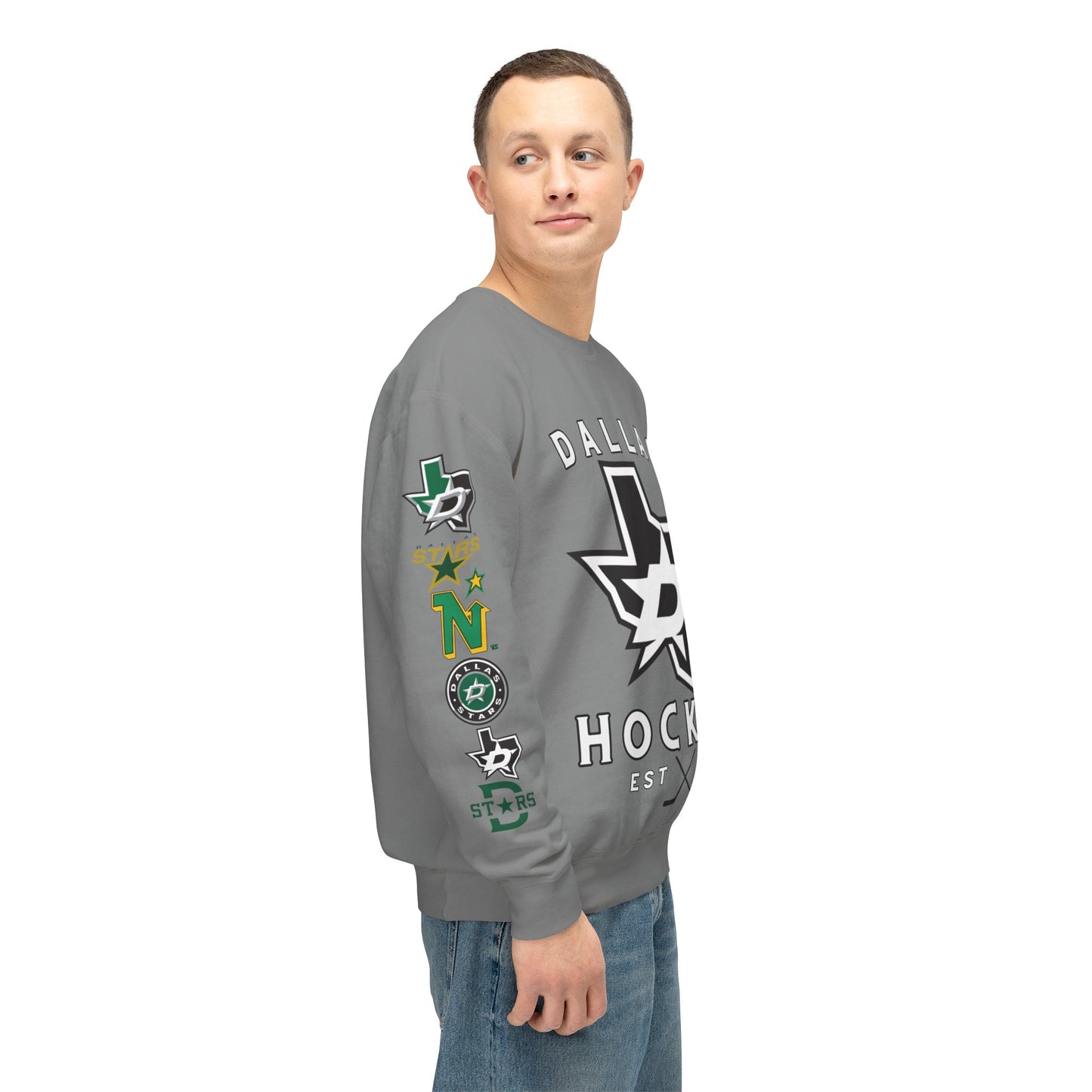 Dallas Stars Hockey Stanley Cup Playoffs Crewneck Tee Sweatshirt Stars Hockey Gear