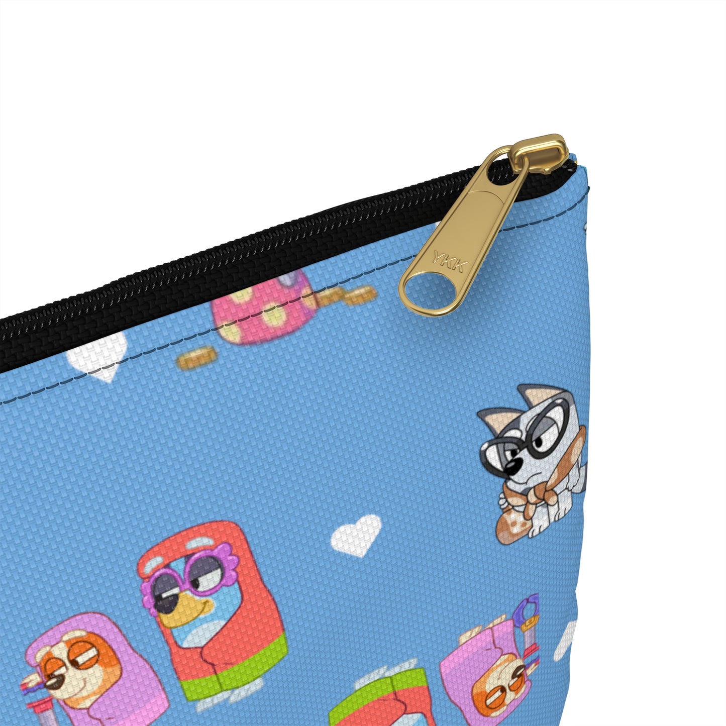 Rita and Janet Bingo Bluey Travel Case, Bluey Accessory Pouch, Bingo Make Up Bag, Bingo and Bluey Back To School Pouch