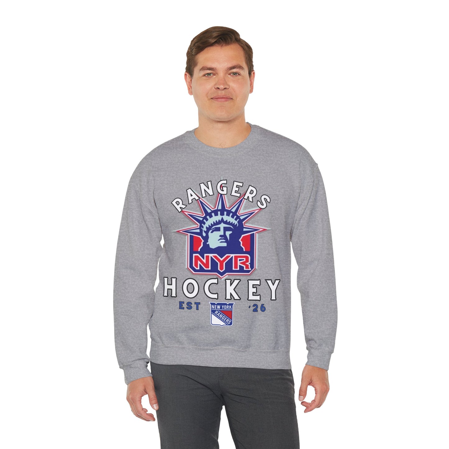 NY Rangers Hockey Sweatshirt, NY Hockey Shirt, Rangers Retro Hockey Sweatshirt, Rangers Fan Gear, NY Hoodie