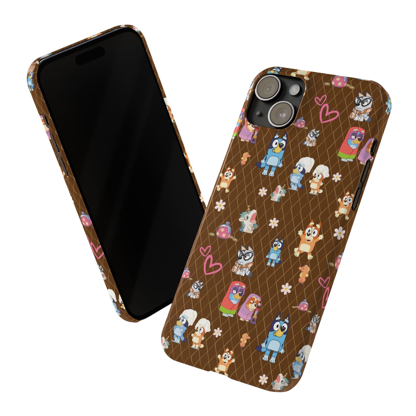 Copy of  Bluey Bingo Phone Case, iPhone Bluey Characters, Muffin Grannies Beach Phone Case