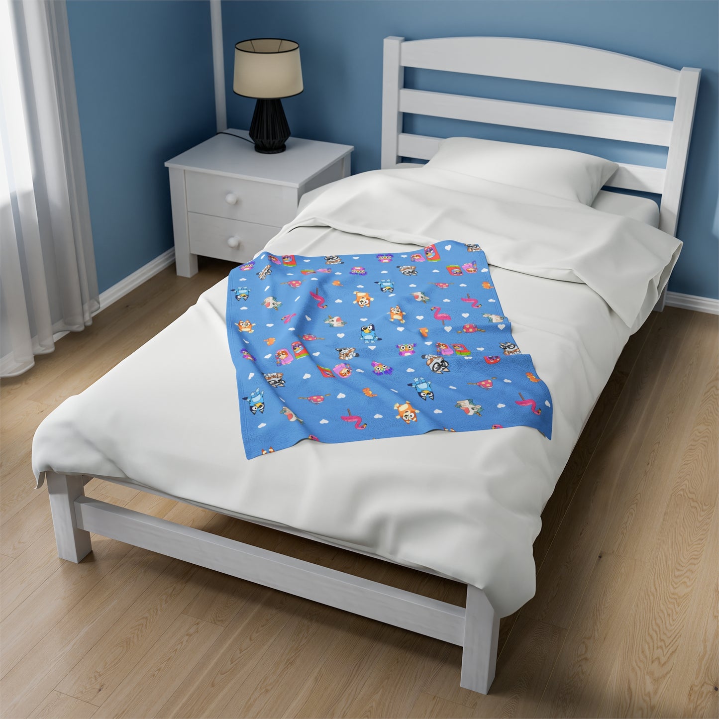 Bluey and Bingo Blanket, Soft Bluey Blanket, Kids Bluey Baby Blanket, Bluey and Bingo Baby Blanket