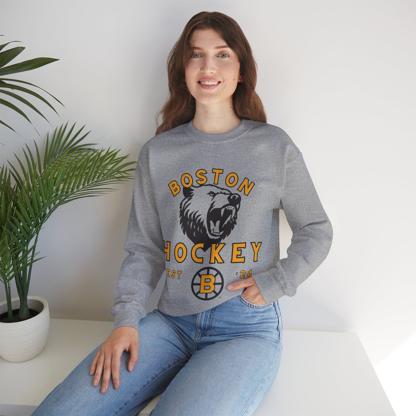 Bruins Hockey Sweatshirt, Boston Hockey Shirt, Bruins Retro Hockey Sweatshirt, Boston Fan Gear, Bruins Hoodie