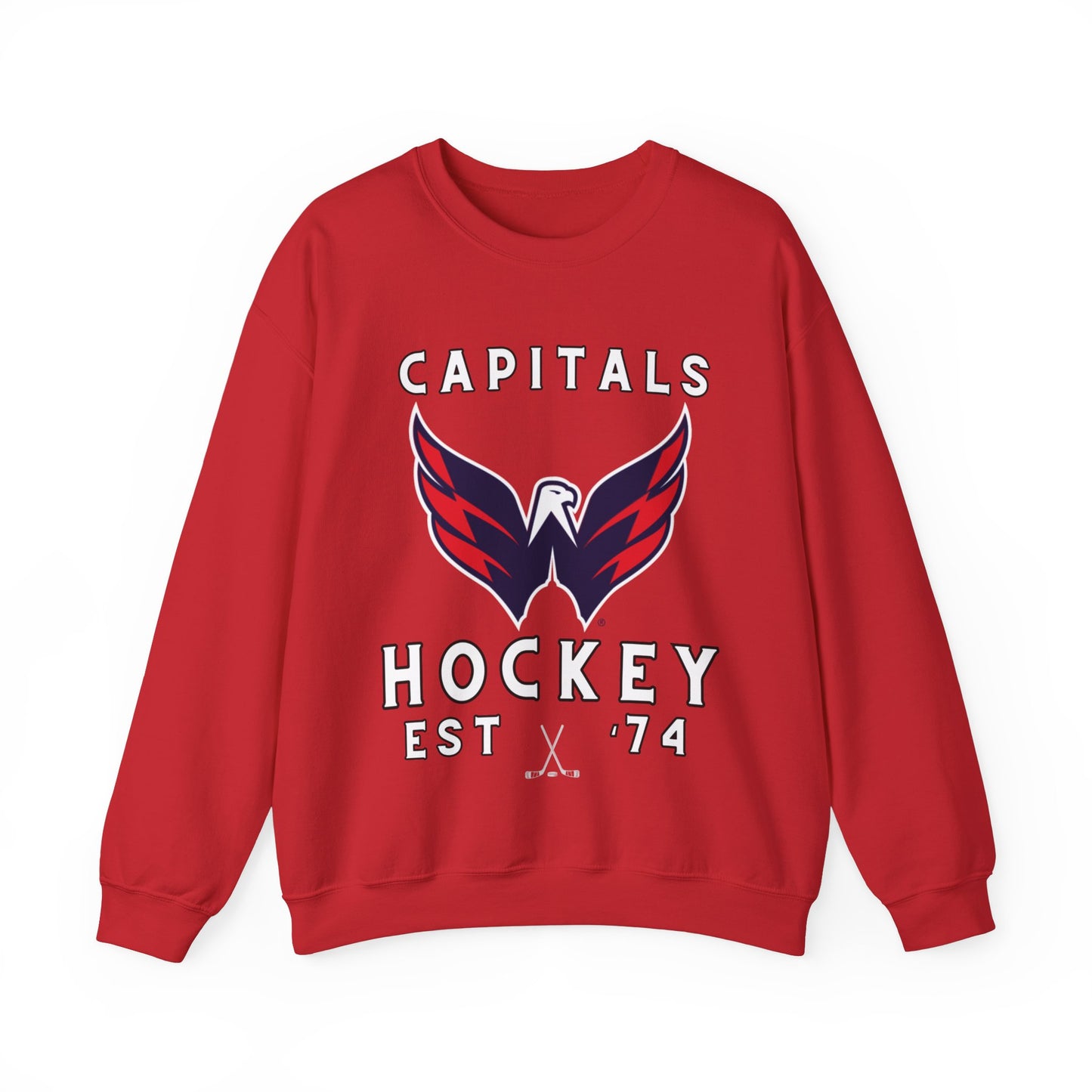 Capitals Hockey Sweatshirt, Washington DC Hockey Shirt, Capitals Retro Hockey Sweatshirt, Throwback Capitals Gear, NHL Hoodie