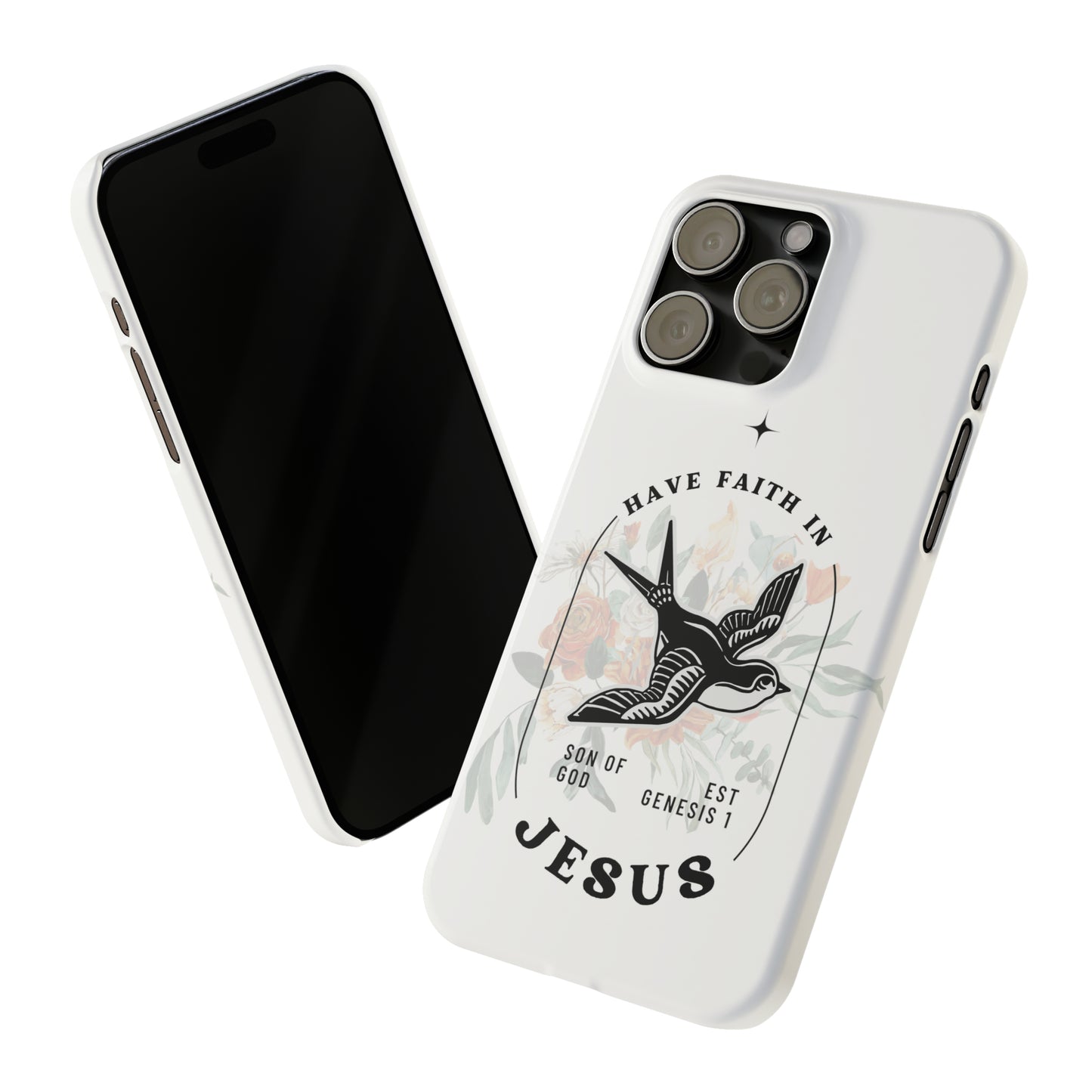 Bible Verses Phone Case Minimalist, Christian Aesthetic iPhone Cases, Jesus Saves Phone Case, Vintage Tattoo Style