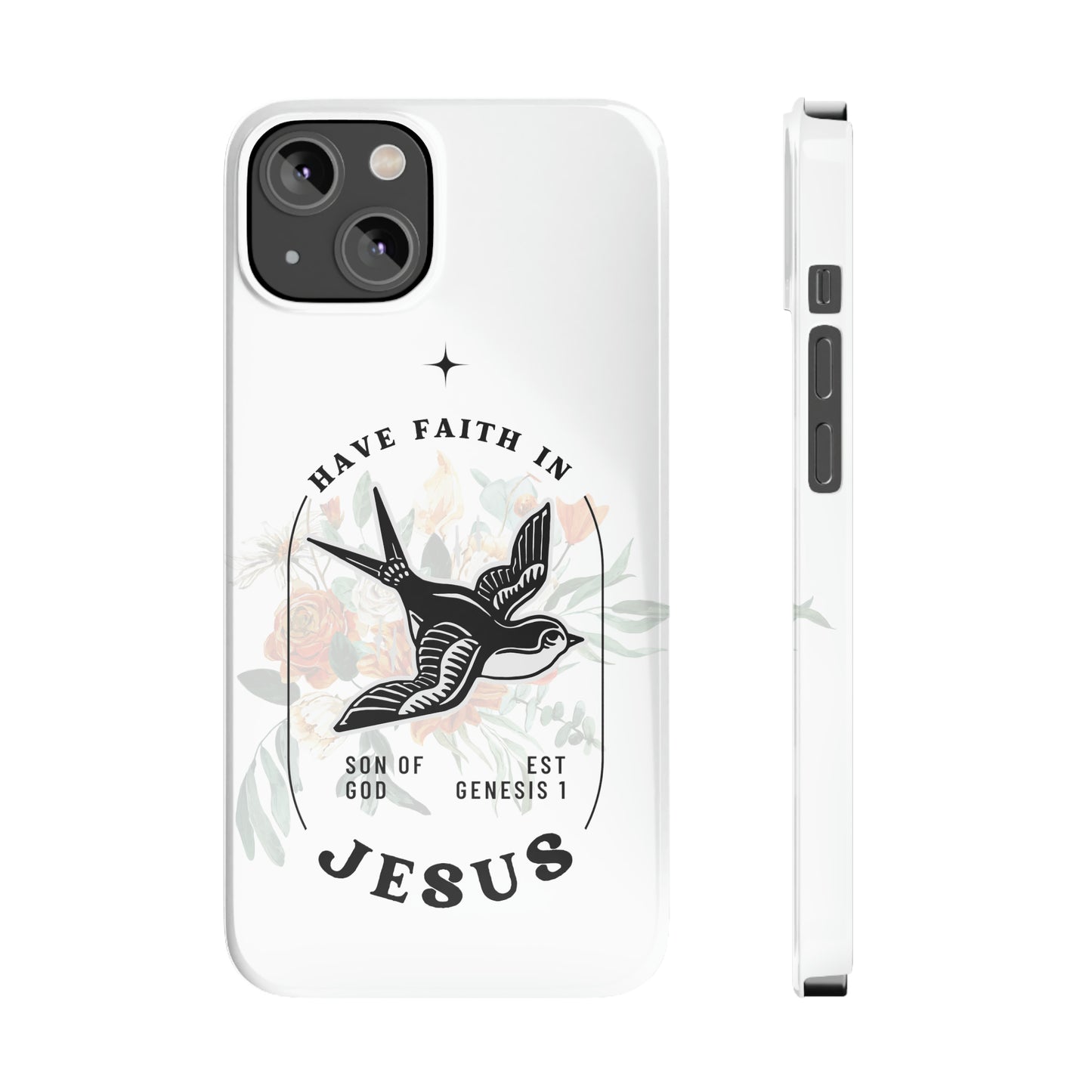 Bible Verses Phone Case Minimalist, Christian Aesthetic iPhone Cases, Jesus Saves Phone Case, Vintage Tattoo Style