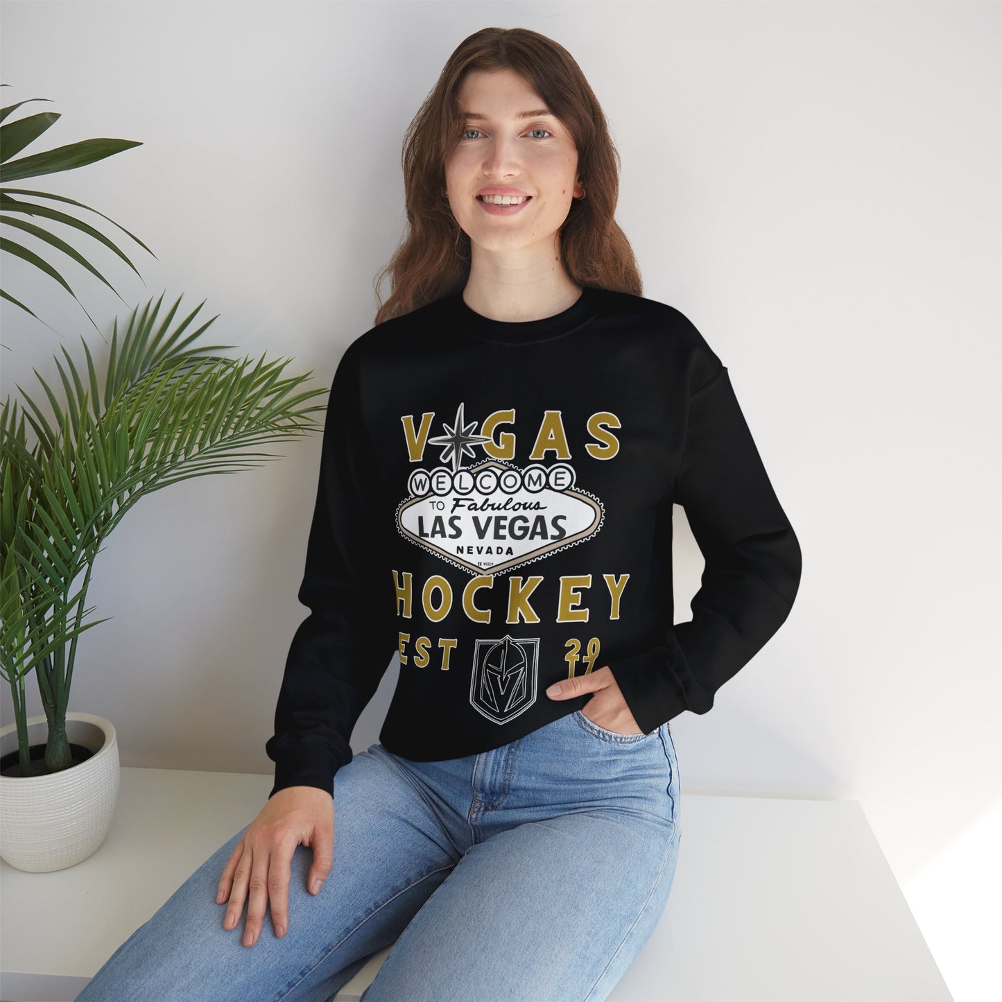 Vegas Golden Knights Hockey Sweatshirt,Vegas Hockey Shirt, Golden Knights Retro Hockey Sweatshirt, Vegas Fan Gear, NY Hoodie