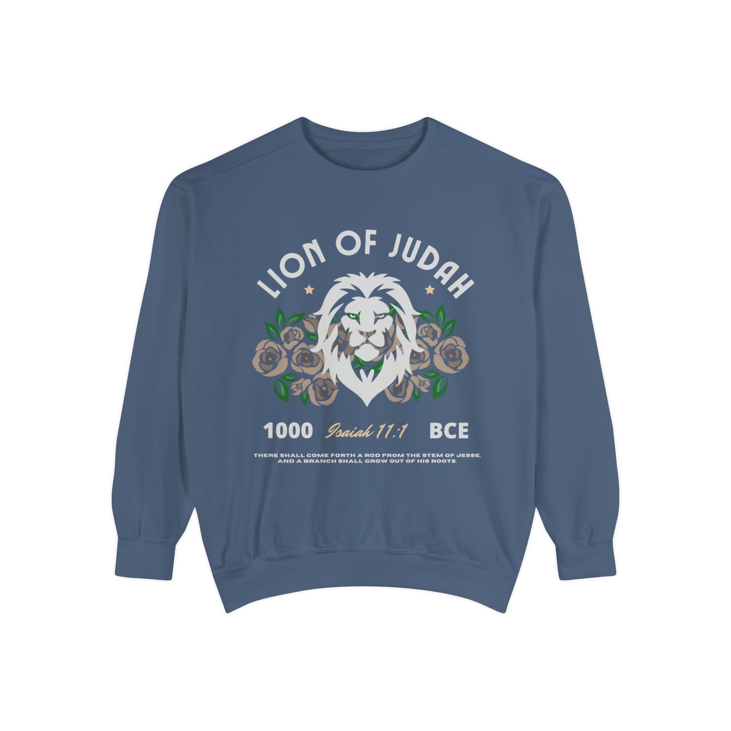 Christian Sweatshirts Lion of Judah Sweatshirt Christian Aesthetic Apparel Baptism Sweatshirt Jesus Sweater