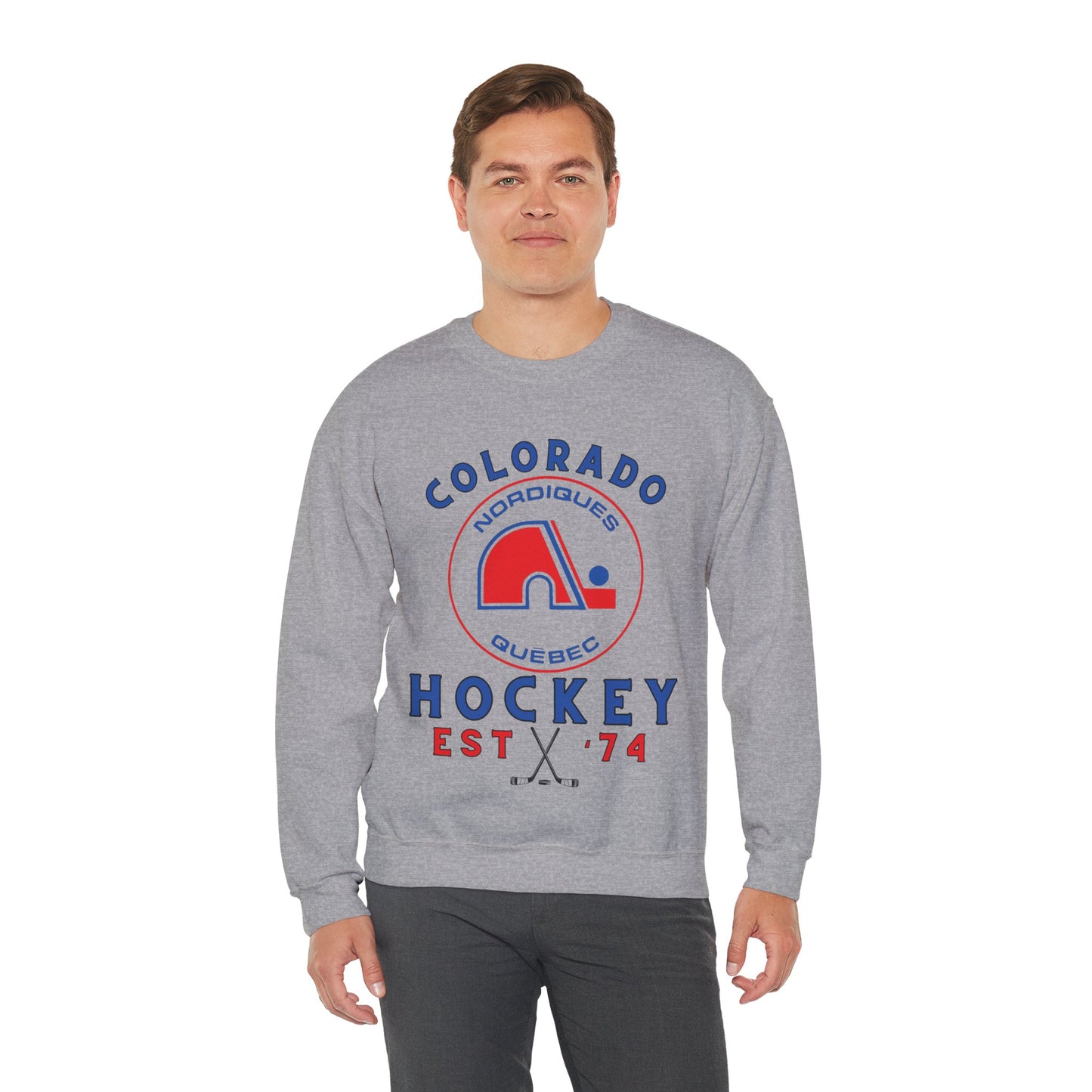 Avalanche Sweatshirt, Colorado Avalanche Hockey Shirt, Colorado Retro Hockey Sweatshirt, Throwback Colorado Gear, NHL Hoodie