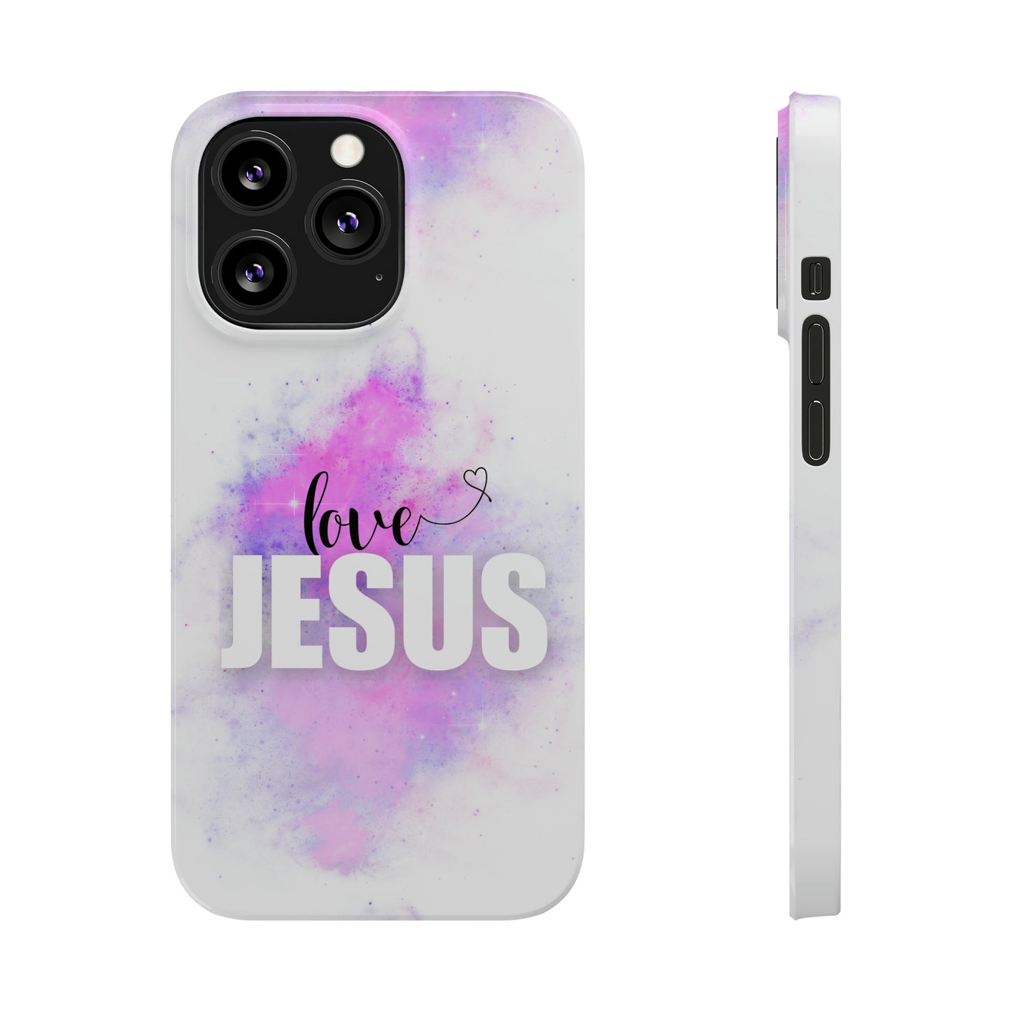 Love Jesus Slim Phone Case