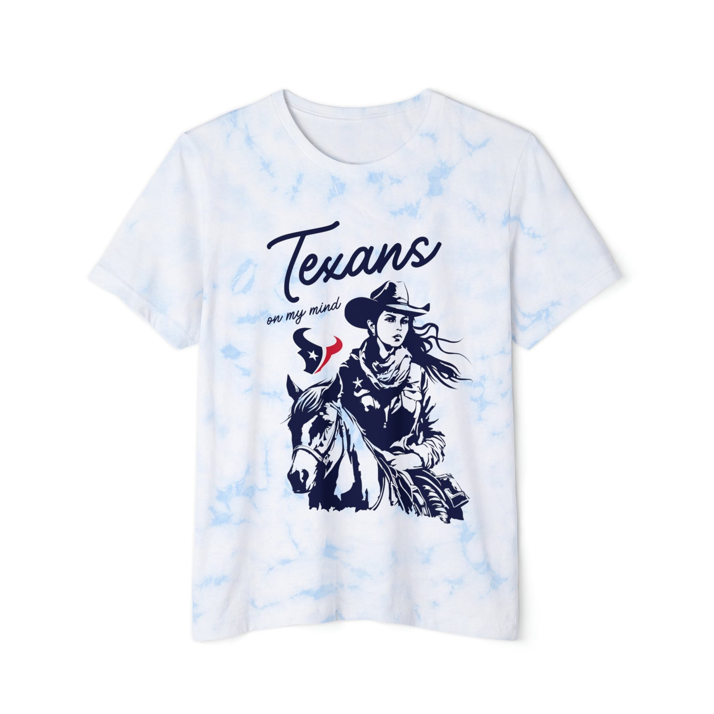 Texans NFL Tee, Dallas Cowboys Western Shirt, Tiedye Retro Cowboys Tee, Vintage Western NFL Tee, Cowgirls for Dallas Tee, Houston Texans