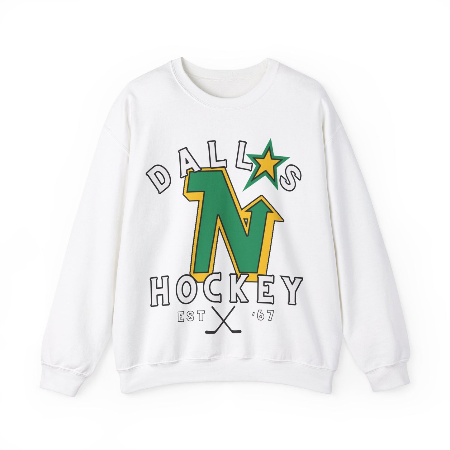 OG North Stars Hockey Sweatshirt, Dallas Hockey Shirt, Stars Retro Hockey Sweatshirt, Throwback Dallas Gear, NHL Hoodie