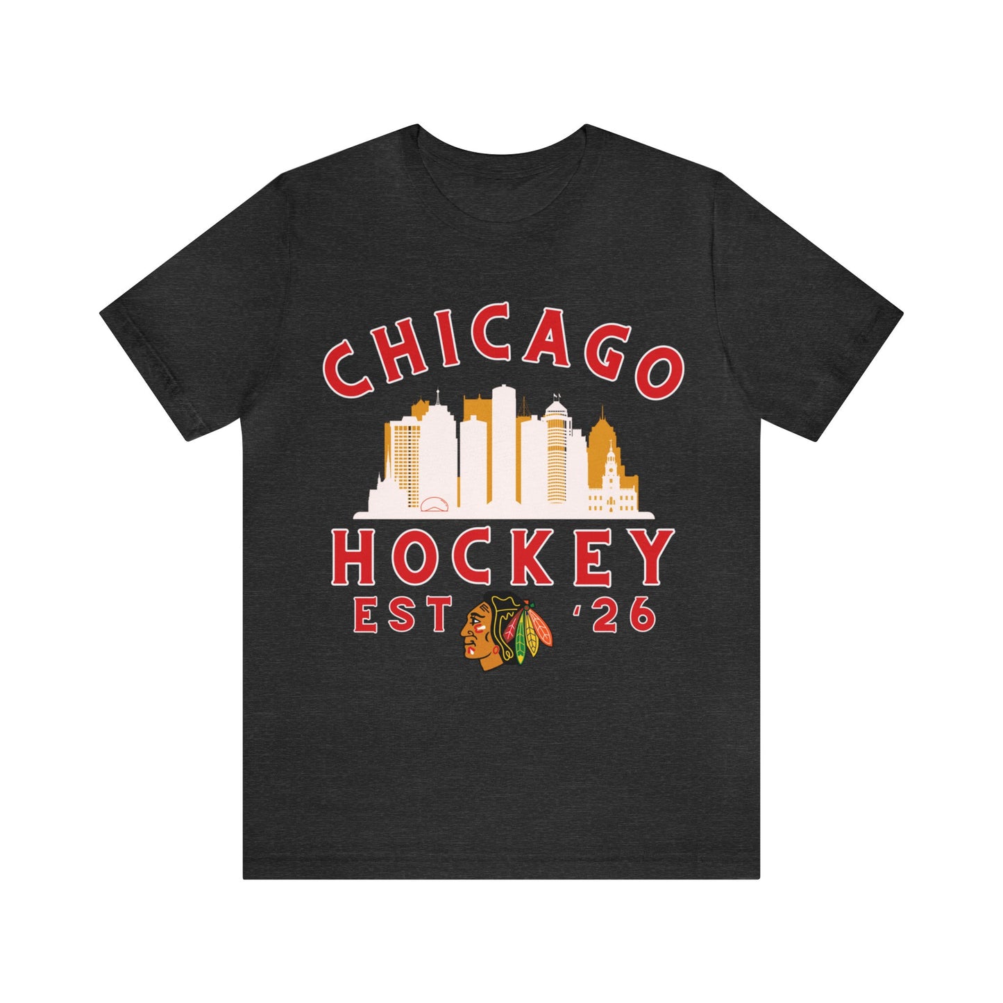 Blackhawks Hockey Tee, Chicago Hockey Shirt, Blackhawks Retro Hockey Sweatshirt, Chicago Fan Gear, Chicago NHL Hoodie