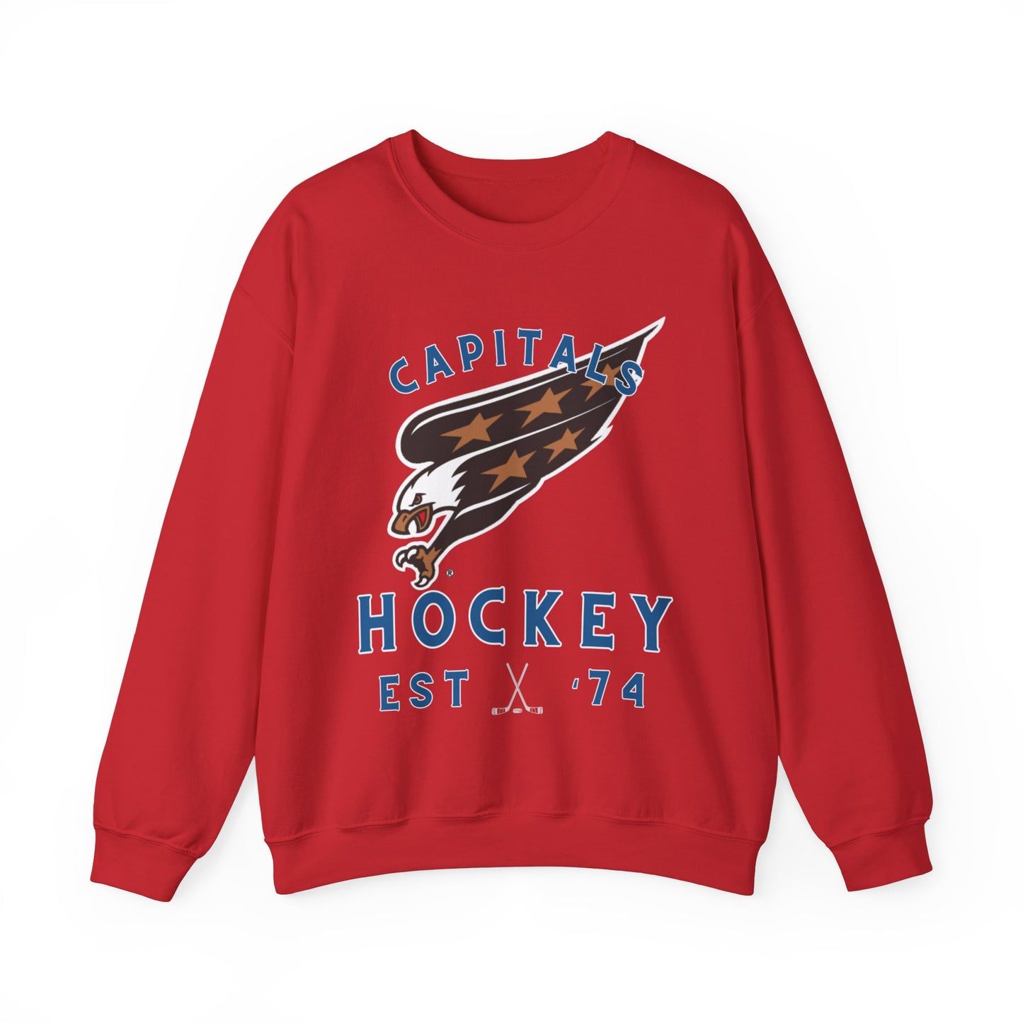 Capitals Hockey Sweatshirt, Washington DC Hockey Shirt, Capitals Retro Hockey Sweatshirt, Throwback Capitals Gear, NHL Hoodie