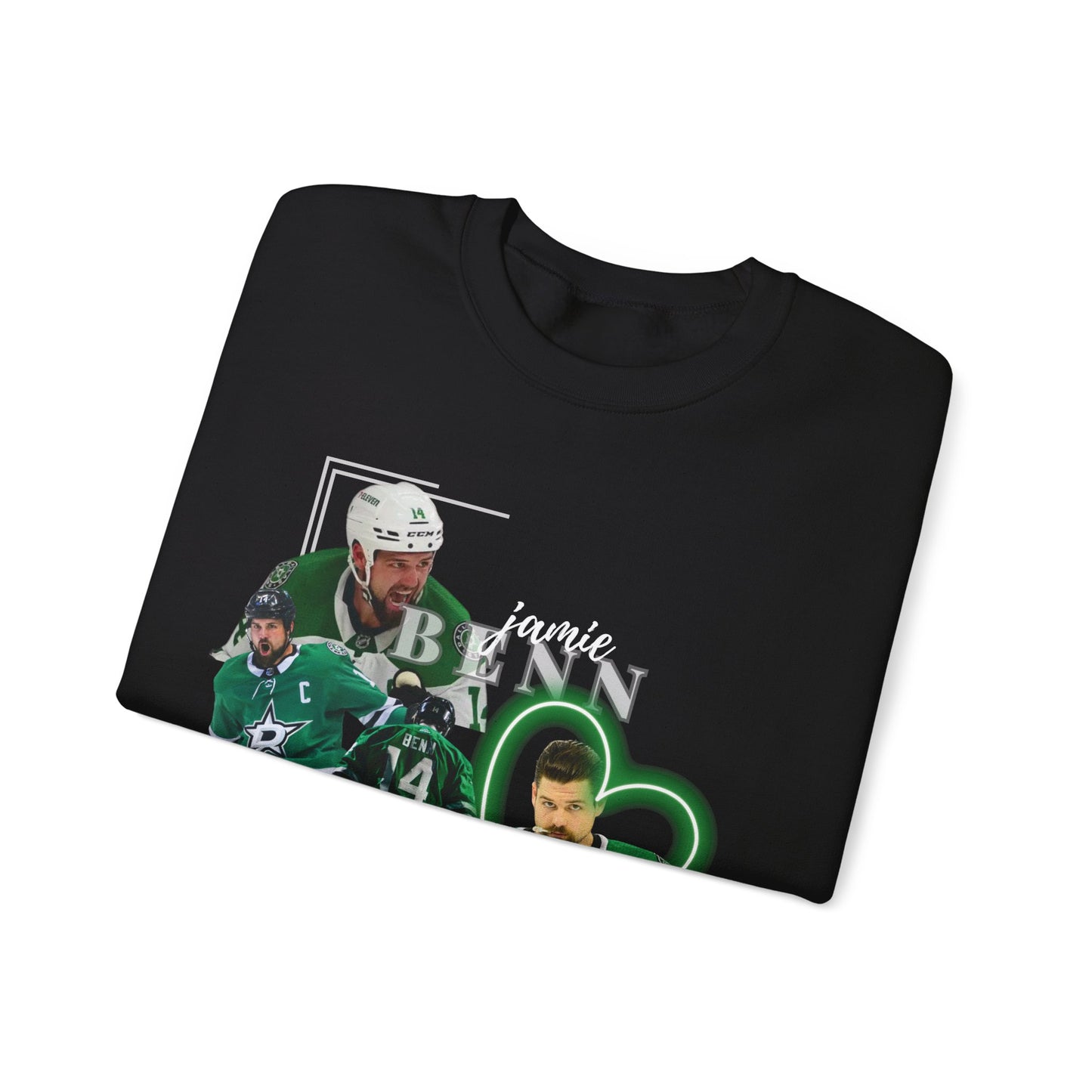 Jamie Benn Vintage Dallas Sweatshirt, Dallas Stars Distressed Crewneck, Benn 14, Stars, Men and Womens Sweatshirt, Unisex Fit