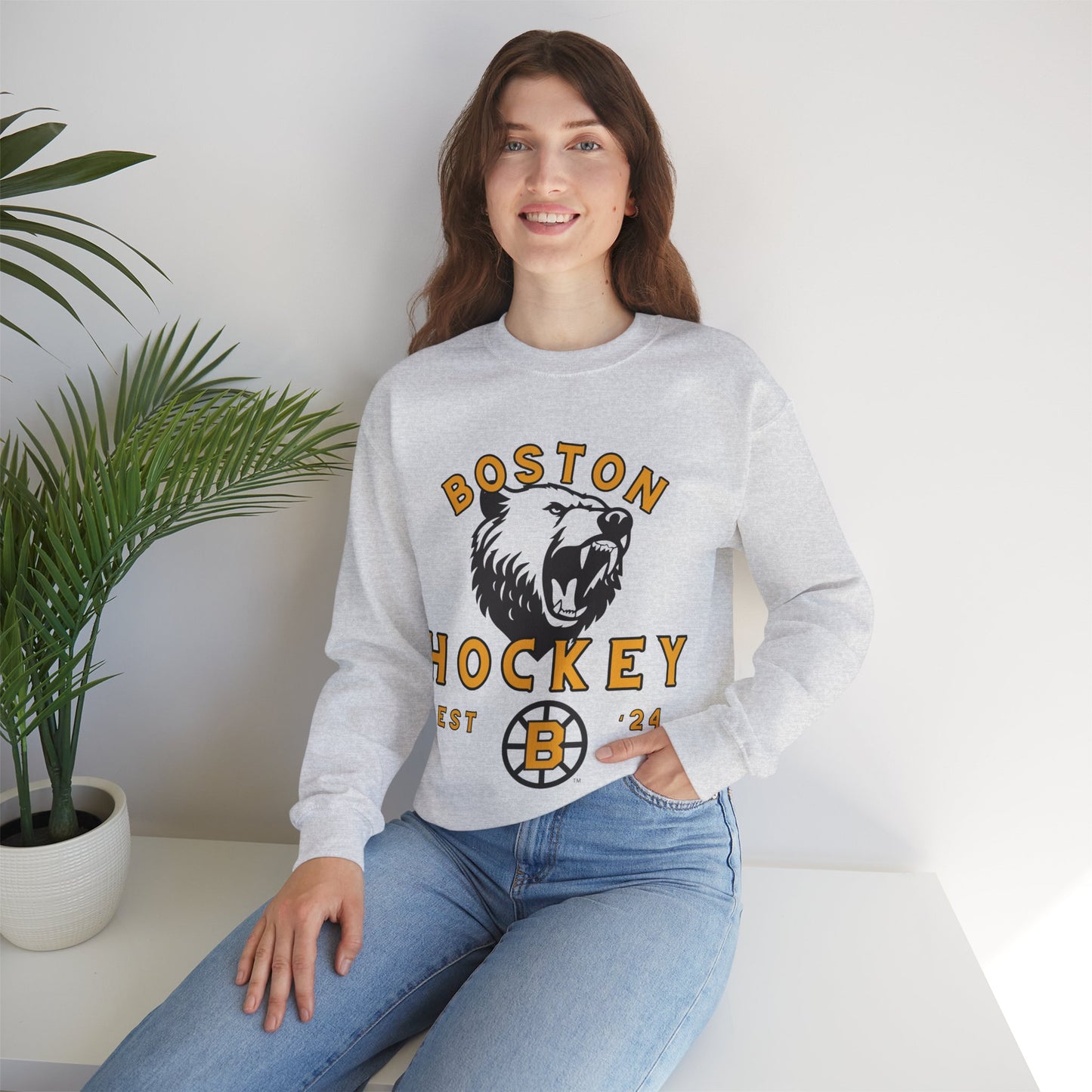 Bruins Hockey Sweatshirt, Boston Hockey Shirt, Bruins Retro Hockey Sweatshirt, Boston Fan Gear, Bruins Hoodie