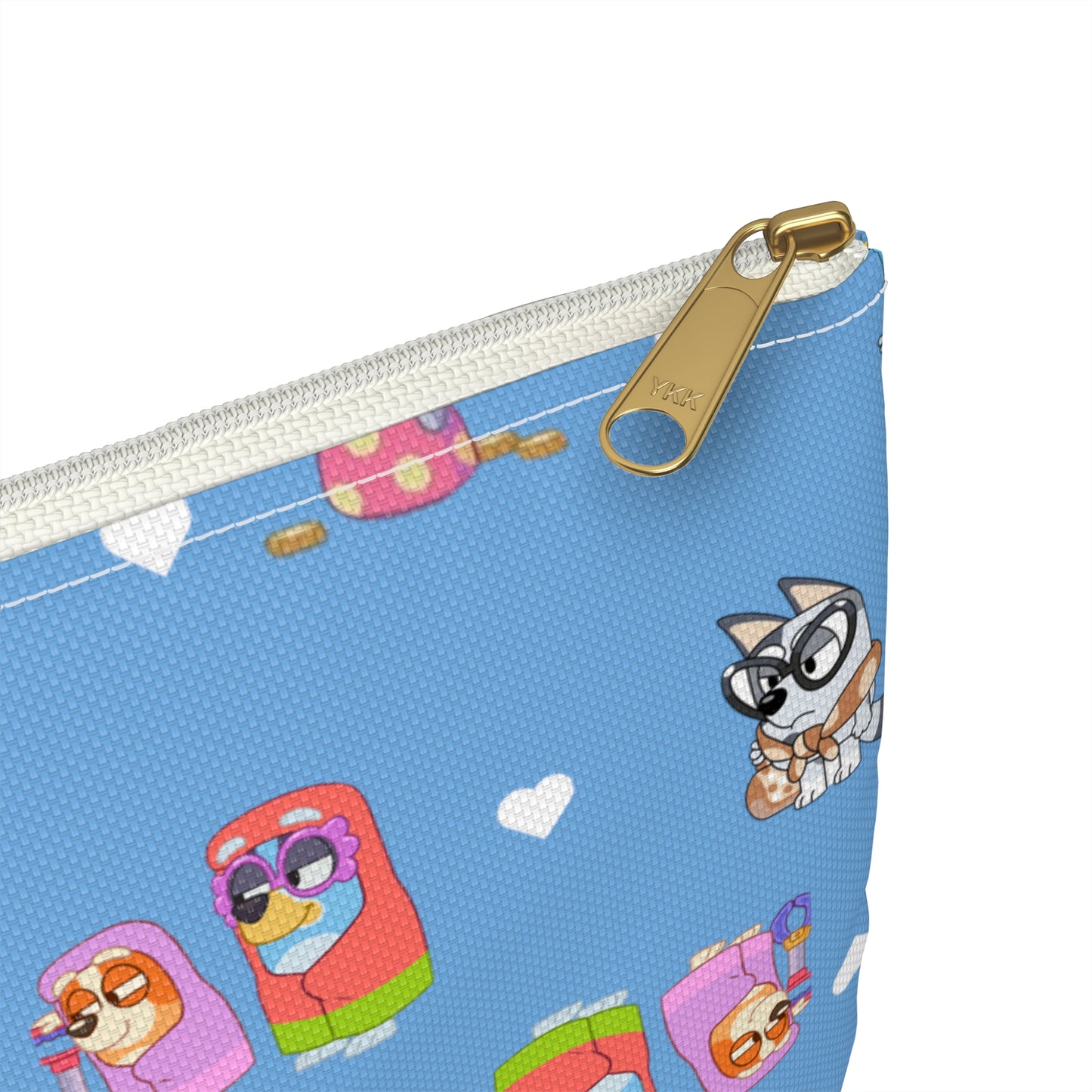 Rita and Janet Bingo Bluey Travel Case, Bluey Accessory Pouch, Bingo Make Up Bag, Bingo and Bluey Back To School Pouch