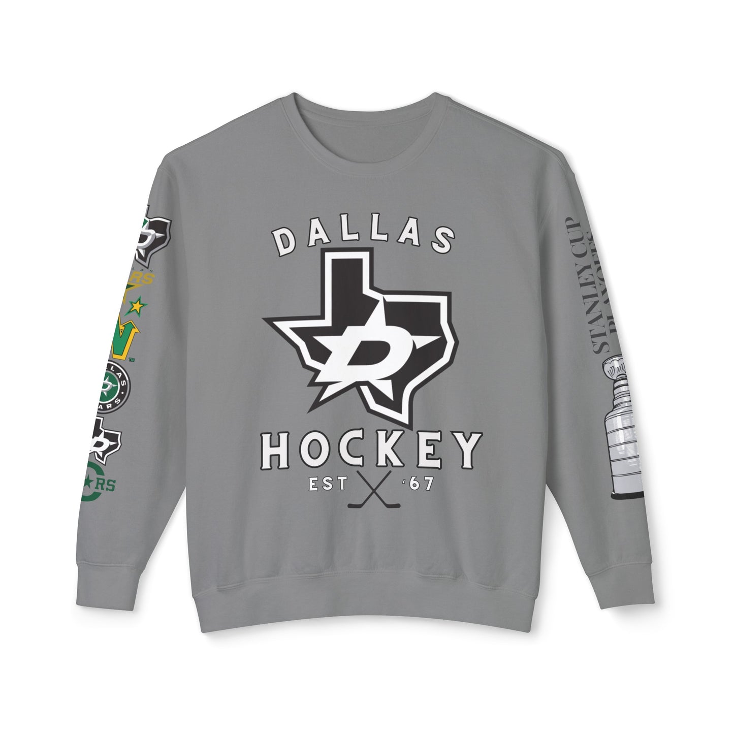 Dallas Stars Hockey Stanley Cup Playoffs Crewneck Tee Sweatshirt Stars Hockey Gear