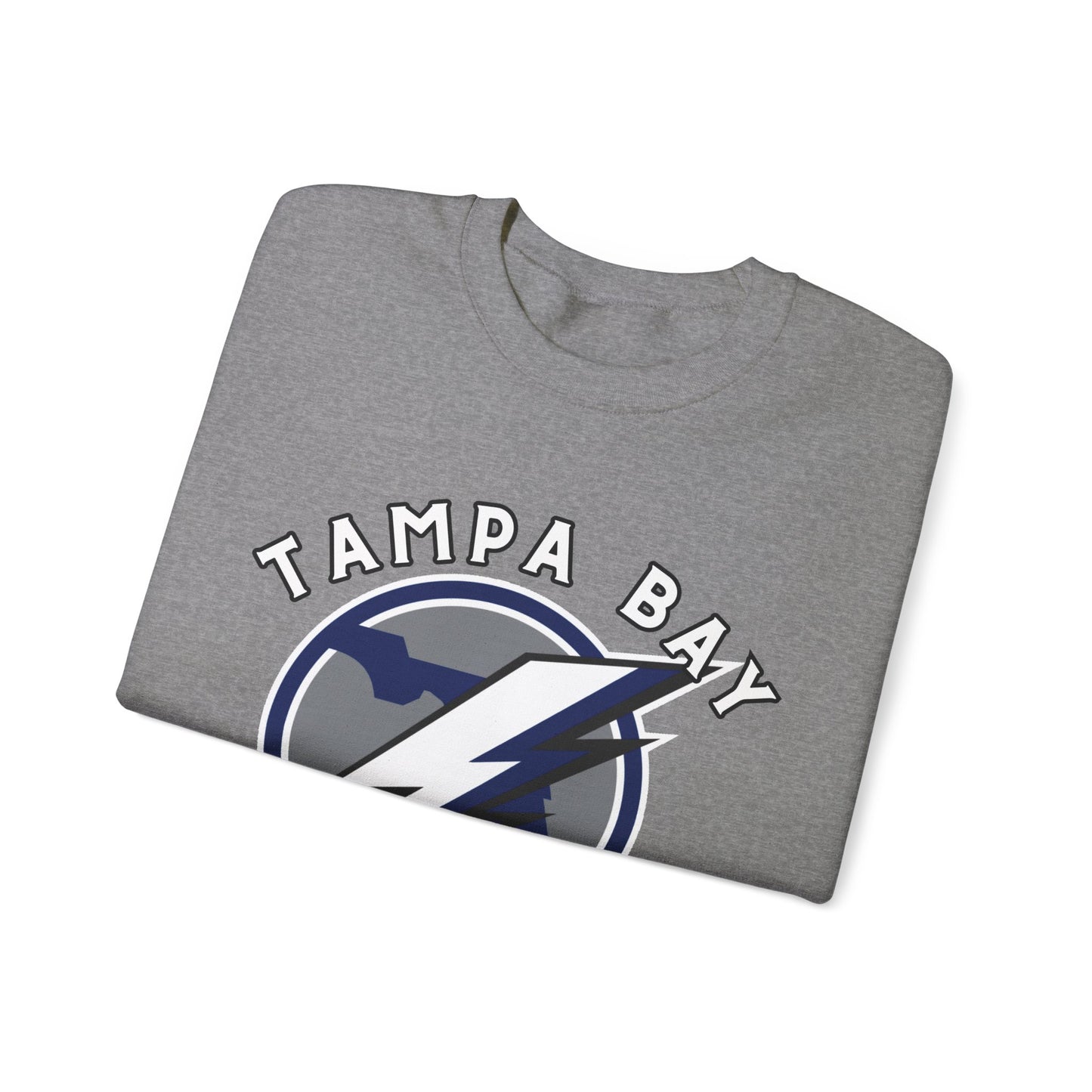 Tampa Sweatshirt - Lightening Hockey Sweatshirt - Retro Tampa Hockey Crewneck - Ice Hockey Sweatshirt - Vintage Tampa Sweatshirt Playoff Gear