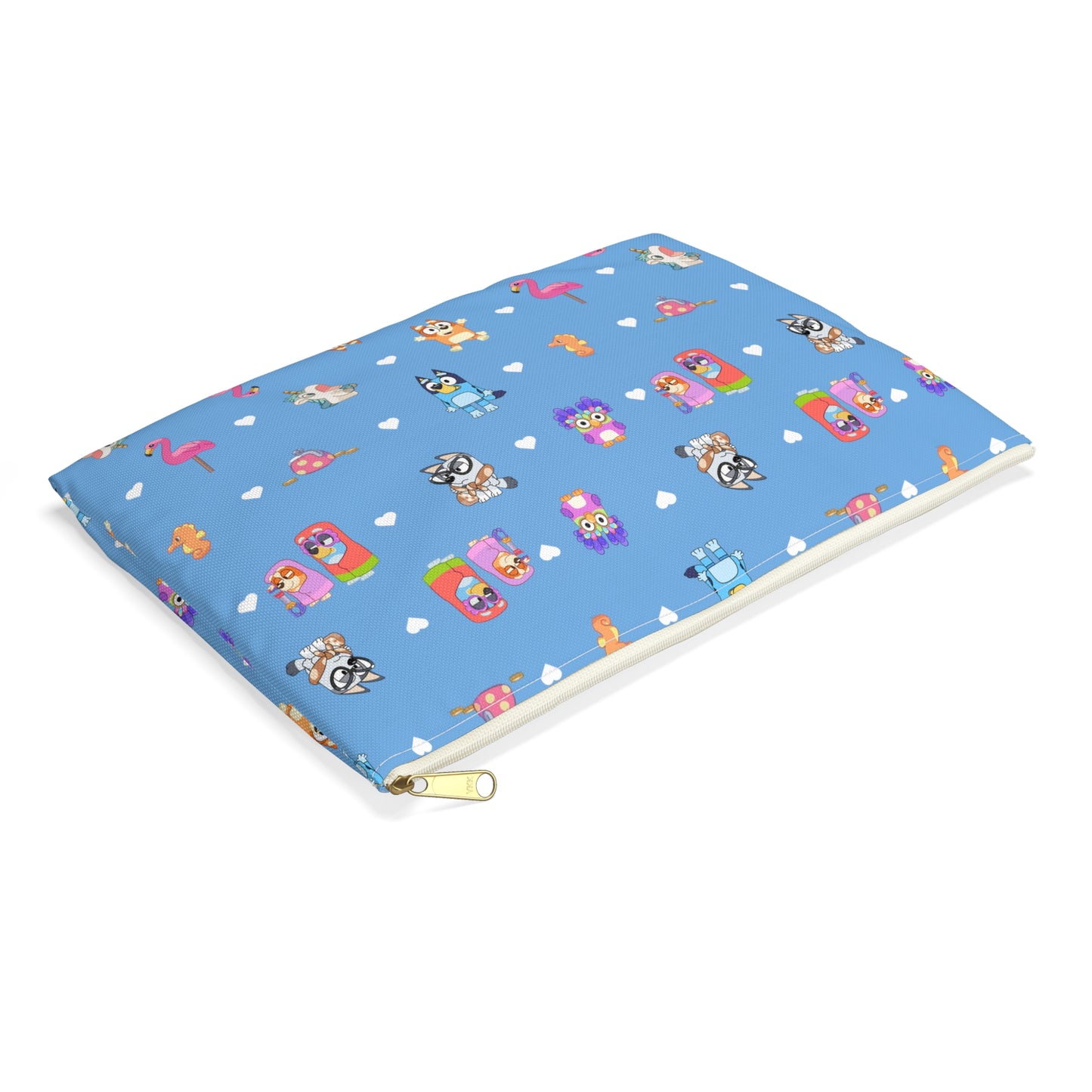 Rita and Janet Bingo Bluey Travel Case, Bluey Accessory Pouch, Bingo Make Up Bag, Bingo and Bluey Back To School Pouch