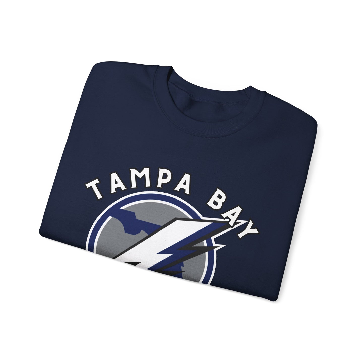 Tampa Sweatshirt - Lightening Hockey Sweatshirt - Retro Tampa Hockey Crewneck - Ice Hockey Sweatshirt - Vintage Tampa Sweatshirt Playoff Gear