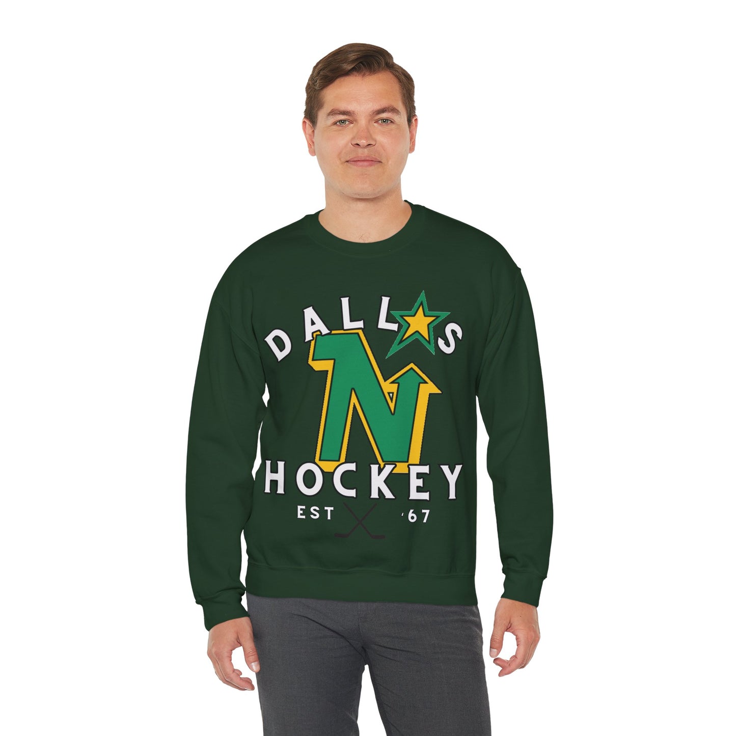 OG North Stars Hockey Sweatshirt, Dallas Hockey Shirt, Stars Retro Hockey Sweatshirt, Throwback Dallas Gear, NHL Hoodie