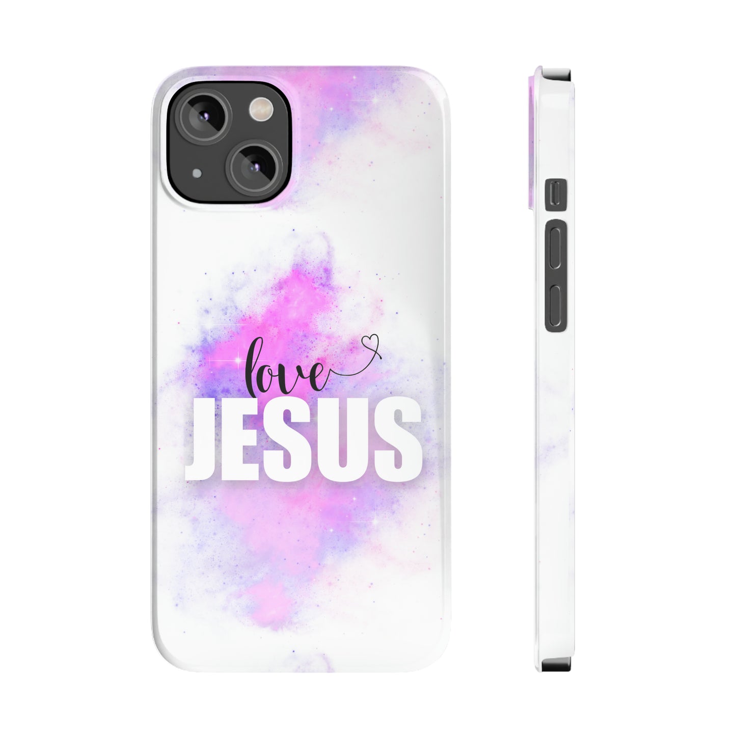 Love Jesus Slim Phone Case