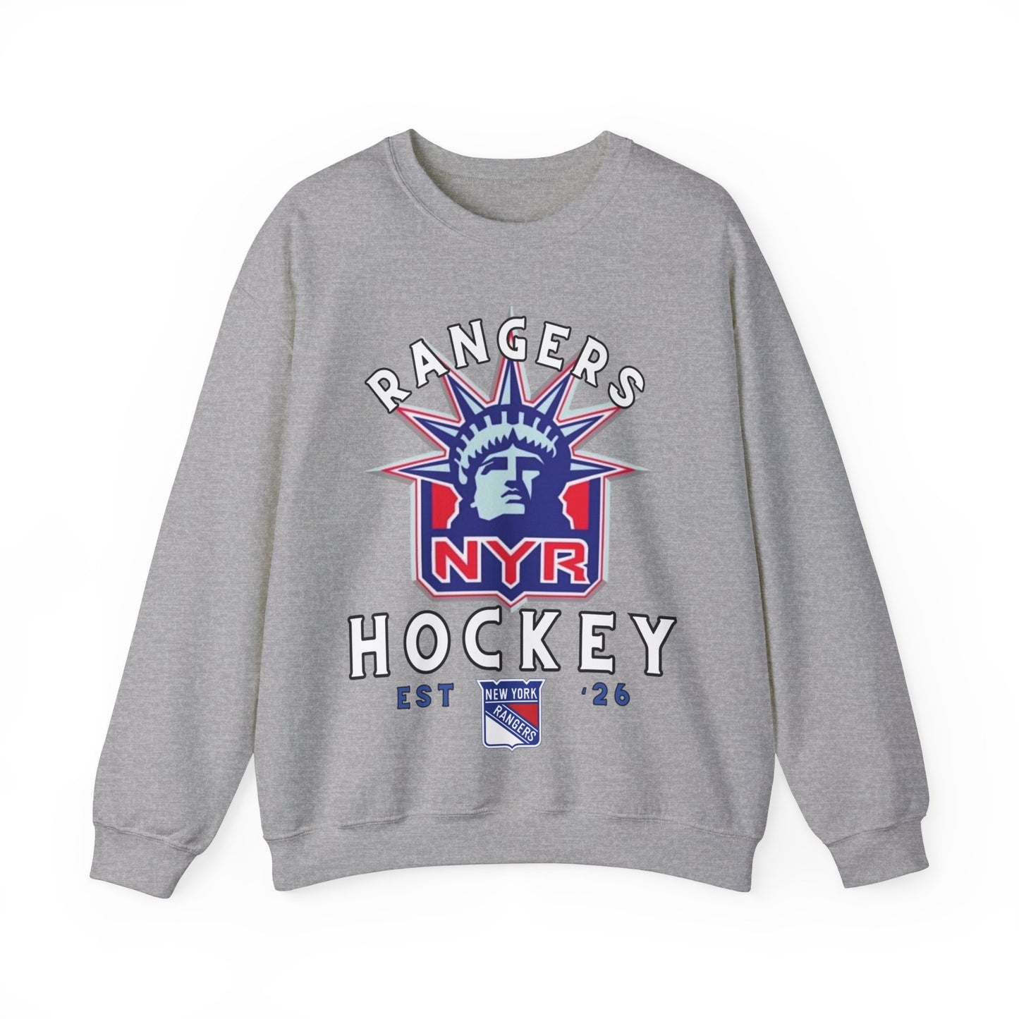 NY Rangers Hockey Sweatshirt, NY Hockey Shirt, Rangers Retro Hockey Sweatshirt, Rangers Fan Gear, NY Hoodie