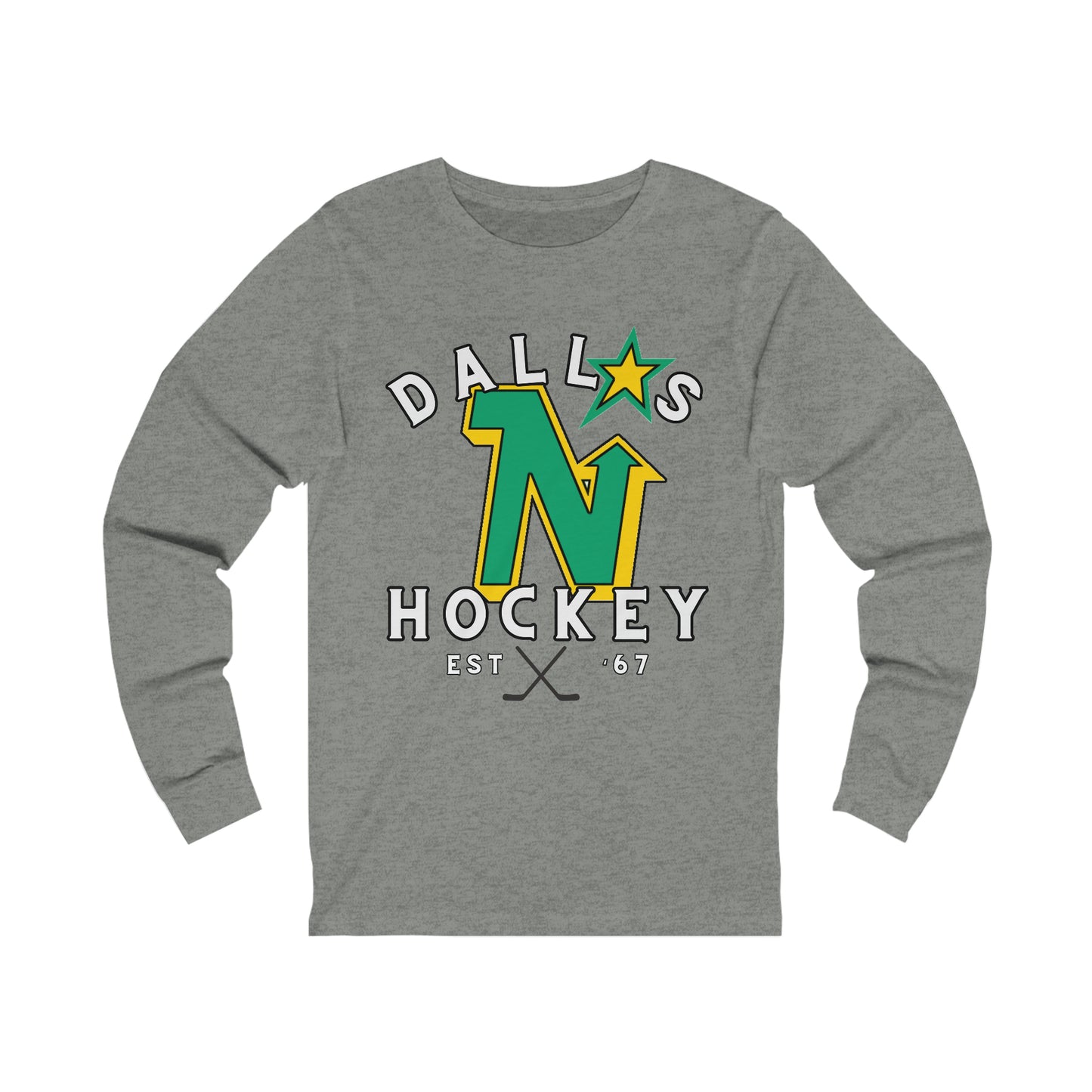 Dallas Stars Tee, Dallas North Stars, OG Team Name, NHL Dallas Throwback Tee, North Stars, Dallas Hockey Long Sleeve