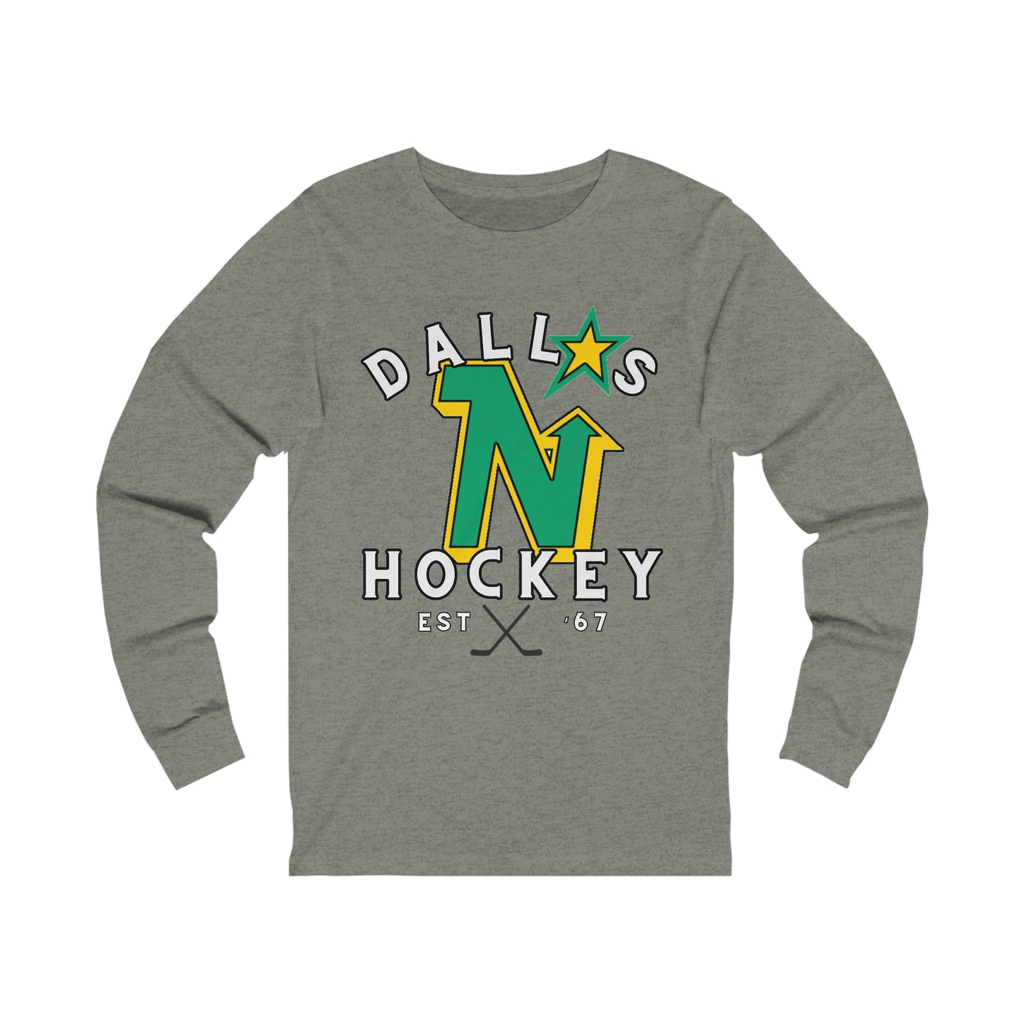 Dallas Stars Tee, Dallas North Stars, OG Team Name, NHL Dallas Throwback Tee, North Stars, Dallas Hockey Long Sleeve