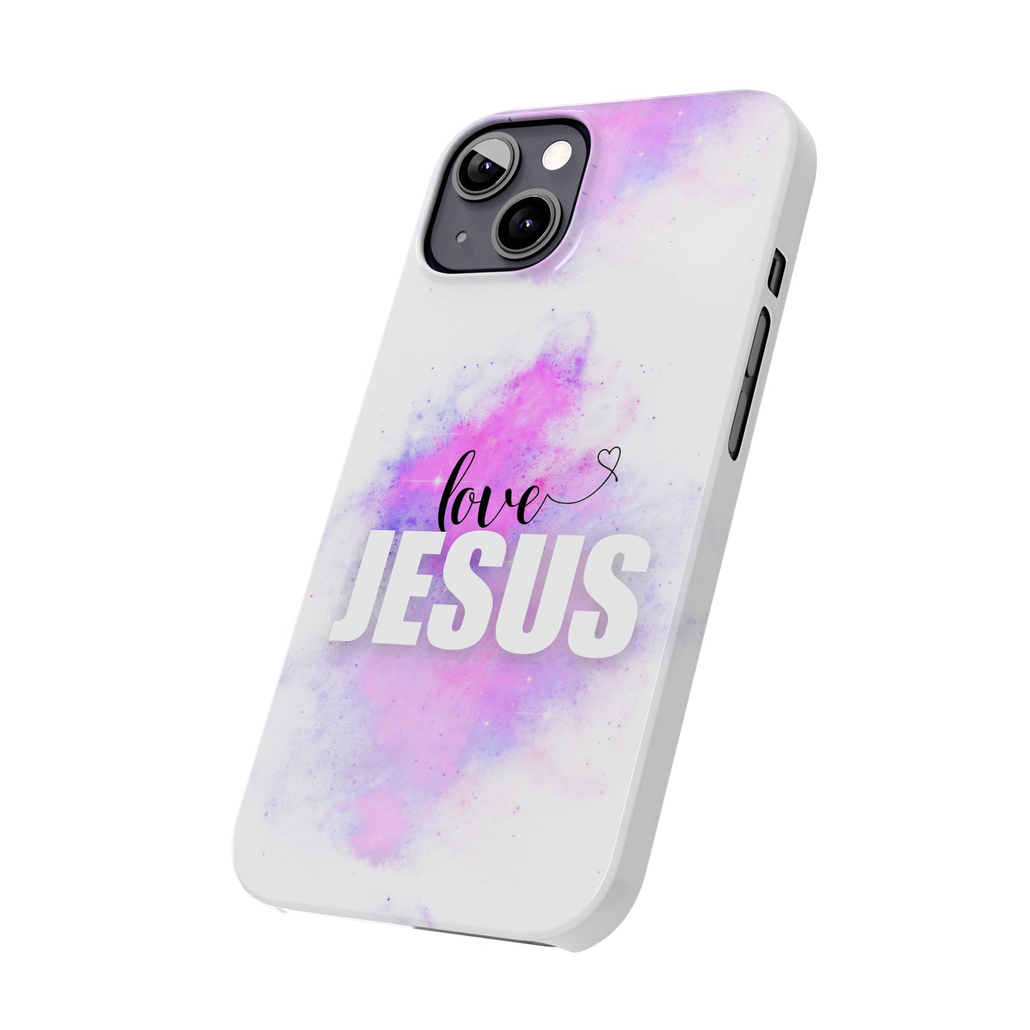 Love Jesus Slim Phone Case