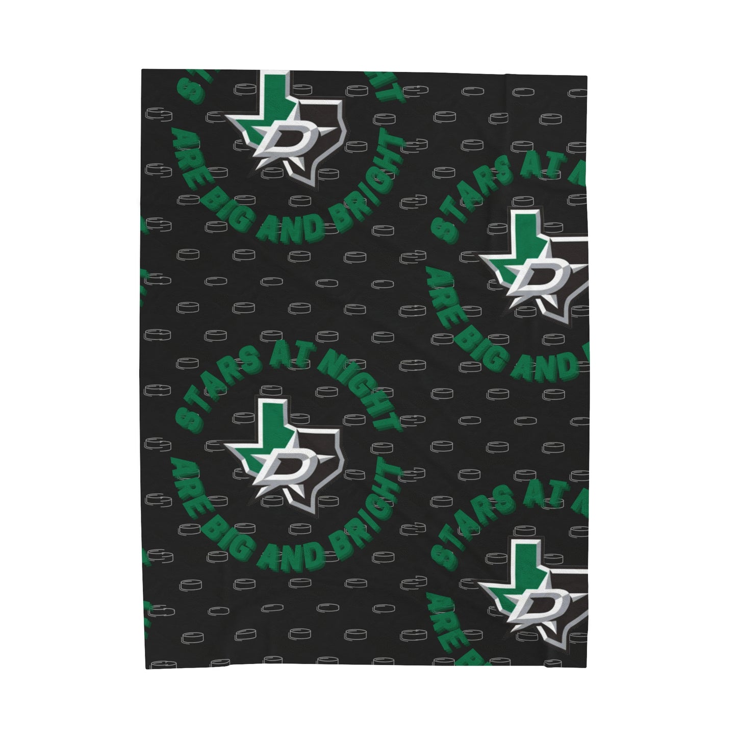 Dallas Stars Blanket, Jamie Benn NHL Blanket, Playoff Hockey Gear, Velveteen Plush Blanket, Hockey Fan Gifts, Stars at Night