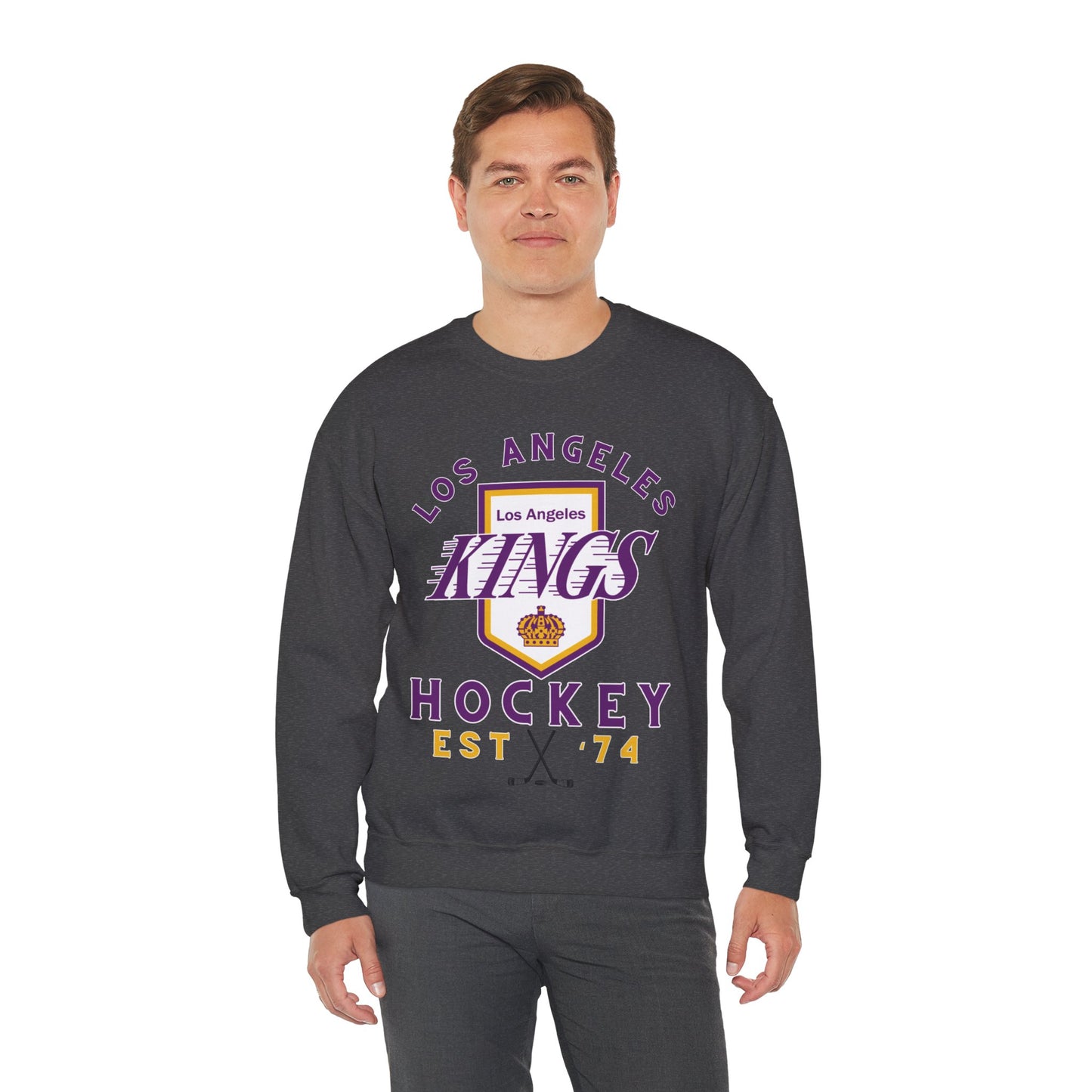 LA Kings Sweatshirt, Kings Hockey Shirt, Kings Retro Hockey Sweatshirt, Throwback LA Gear, NHL Hoodie