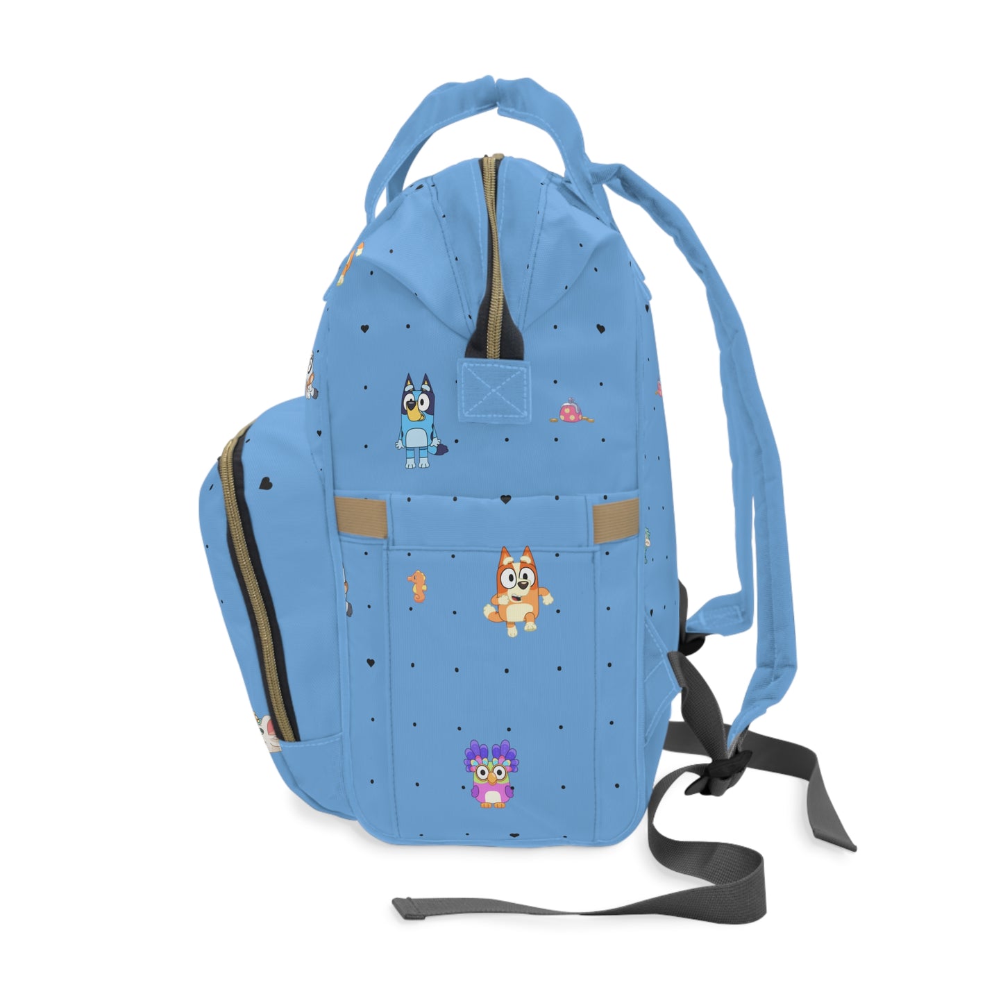 Bluey and Bingo Diaper Backpack, Bingo Backpack, Bluey Baby Bag, Toddler Bag, Bingo Baby Bag, Grannies Bluey