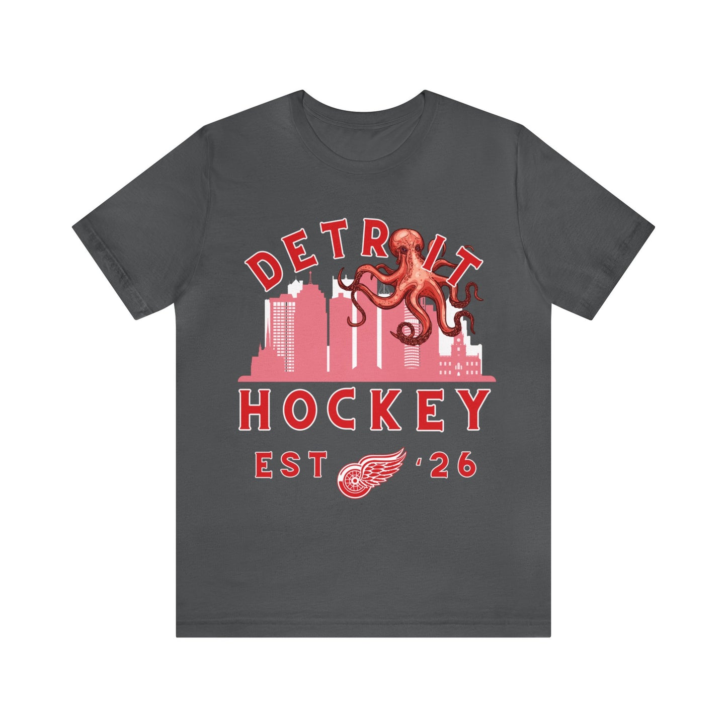 Red Wings Hockey Tee, Detroit Hockey Shirt, Red Wings Retro Hockey Sweatshirt, Detroit Fan Gear, Red Wings Hoodie