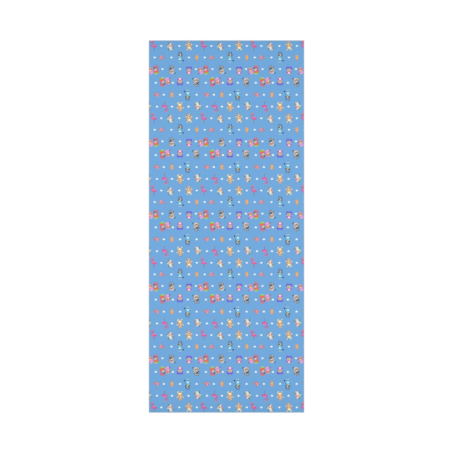 Janet and Rita Bluey and Bingo Gift Wrap Papers, Bluey and Bingo Birthday Present Wrap, Bluey and Bingo Christmas Wrapping Paper