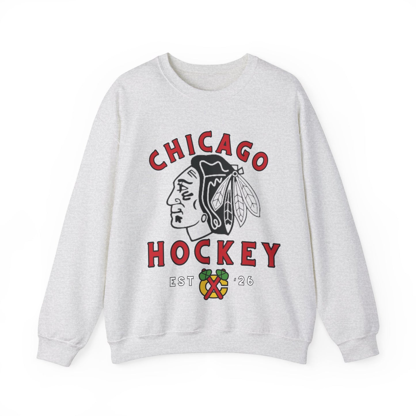 Blackhawks Hockey Sweatshirt, Chicago Hockey Shirt, Blackhawks Retro Hockey Sweatshirt, Chicago Fan Gear, NHL Hoodie