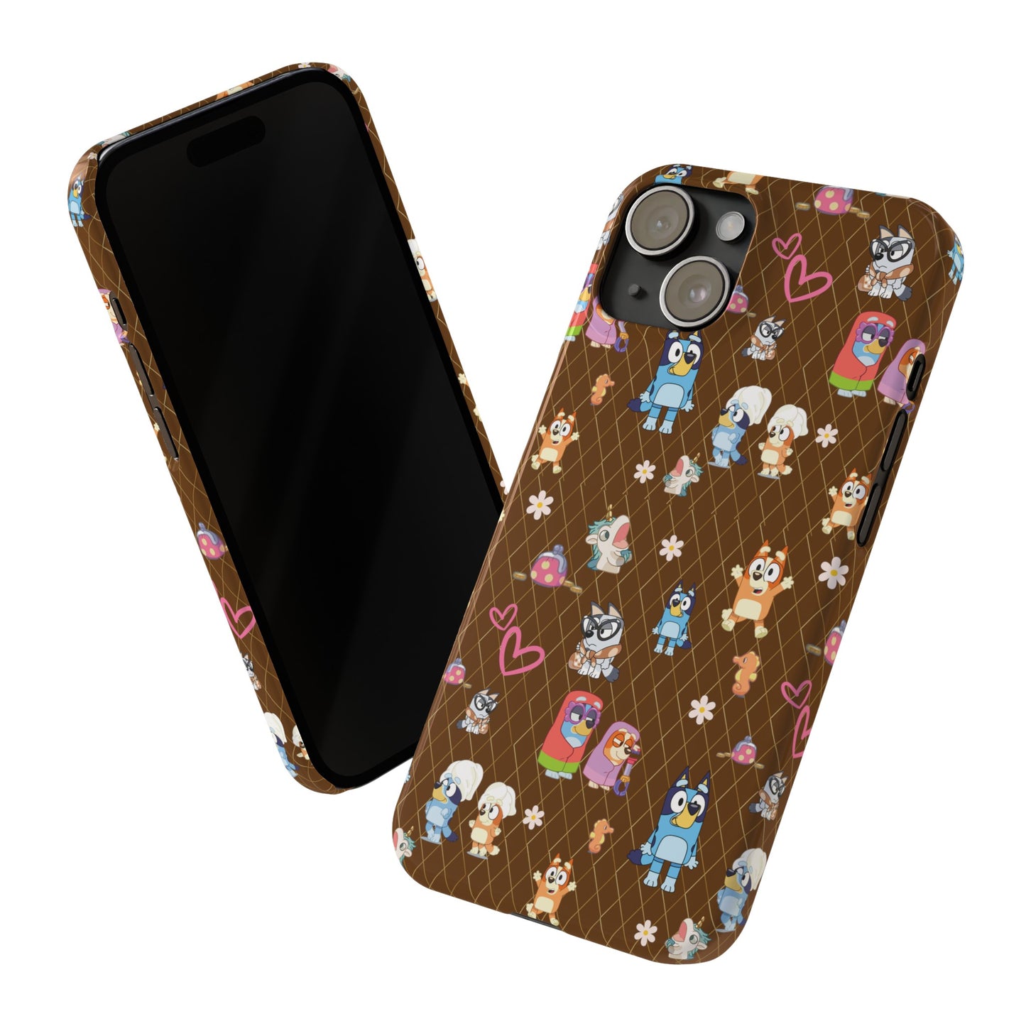 Copy of  Bluey Bingo Phone Case, iPhone Bluey Characters, Muffin Grannies Beach Phone Case