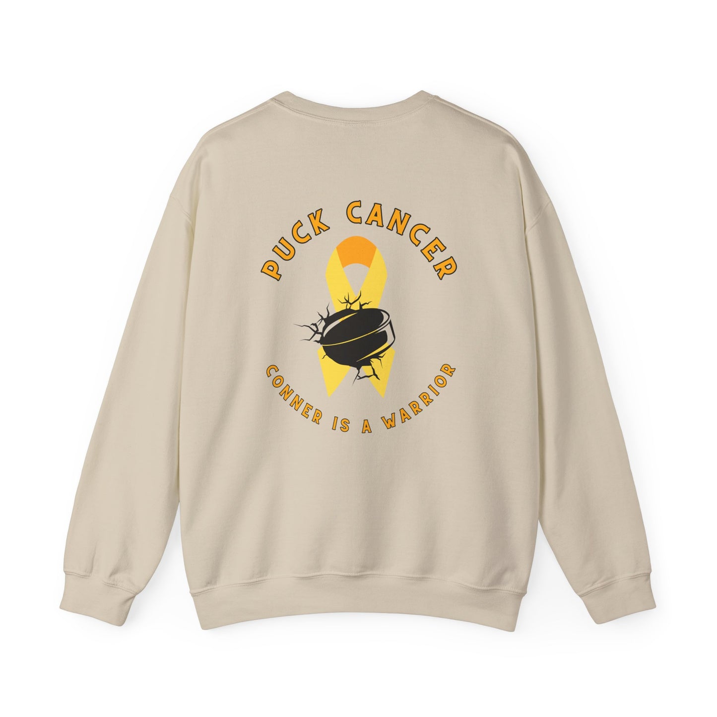 Custom Bruins/ Cancer Awareness Support Sweater