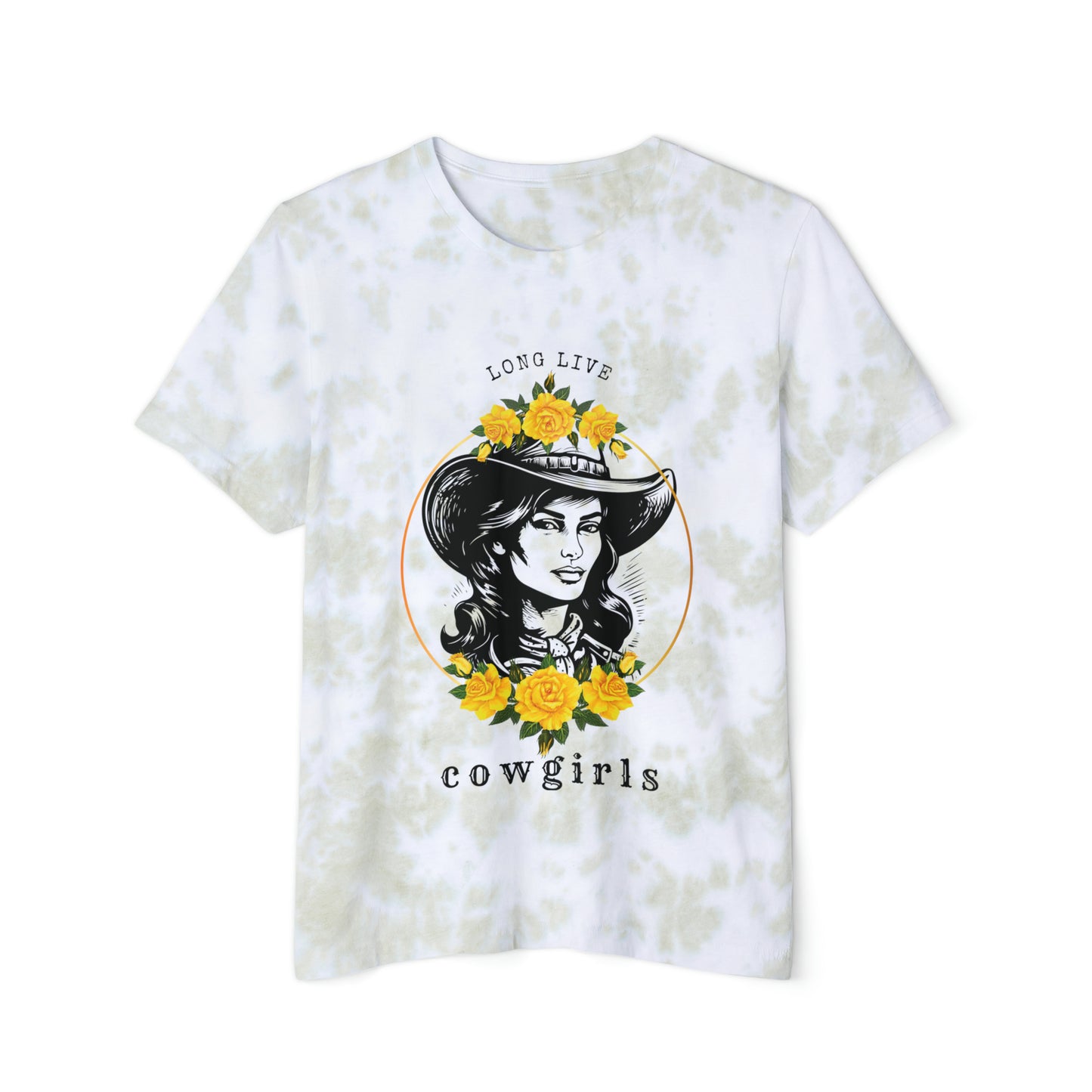 Long Live Cowgirls Shirt, Vintage Shirt, Tie Dye Western Tee, Retro Western Tee, Vintage Western Shirt, Boho Tie Dye Tee