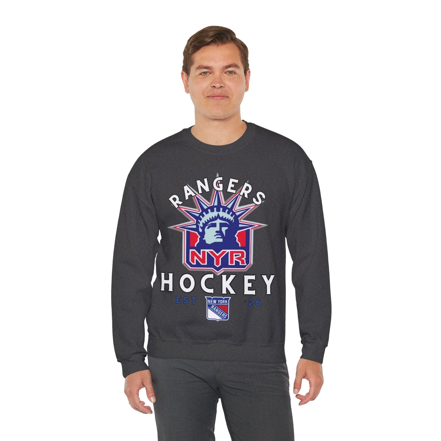 NY Rangers Hockey Sweatshirt, NY Hockey Shirt, Rangers Retro Hockey Sweatshirt, Rangers Fan Gear, NY Hoodie