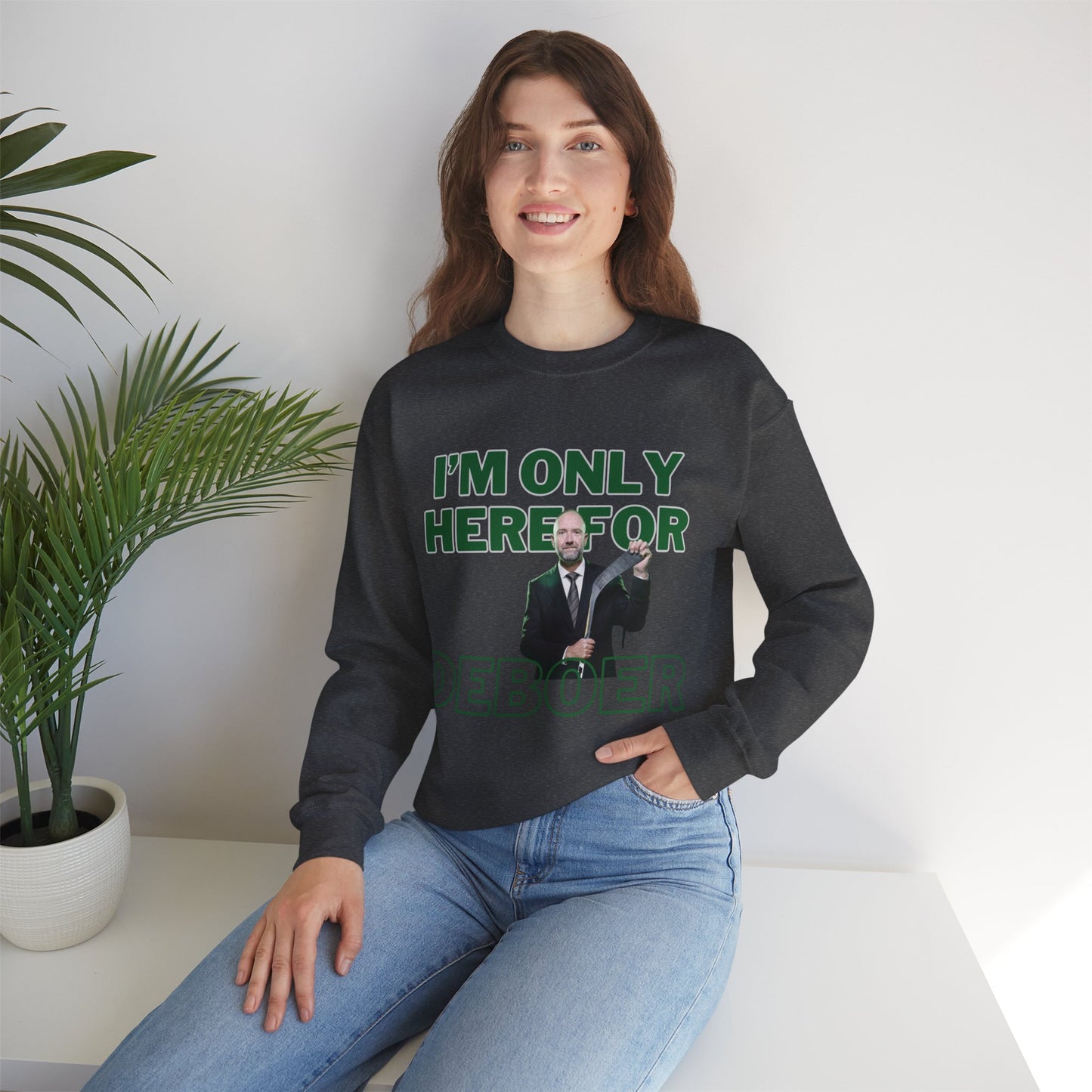 Deboer Sweatshirt - Dallas Hockey Sweatshirt - Retro Dallas Hockey Crewneck - Ice Hockey Sweatshirt - Vintage Dallas Sweatshirt Playoff Gear