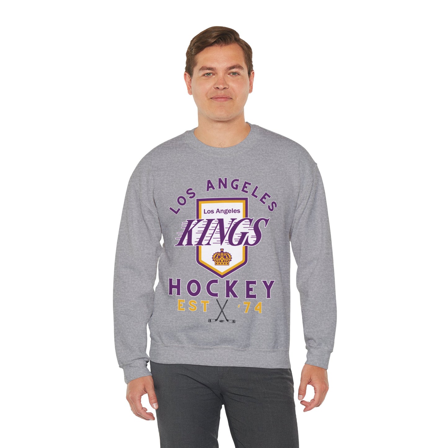 LA Kings Sweatshirt, Kings Hockey Shirt, Kings Retro Hockey Sweatshirt, Throwback LA Gear, NHL Hoodie