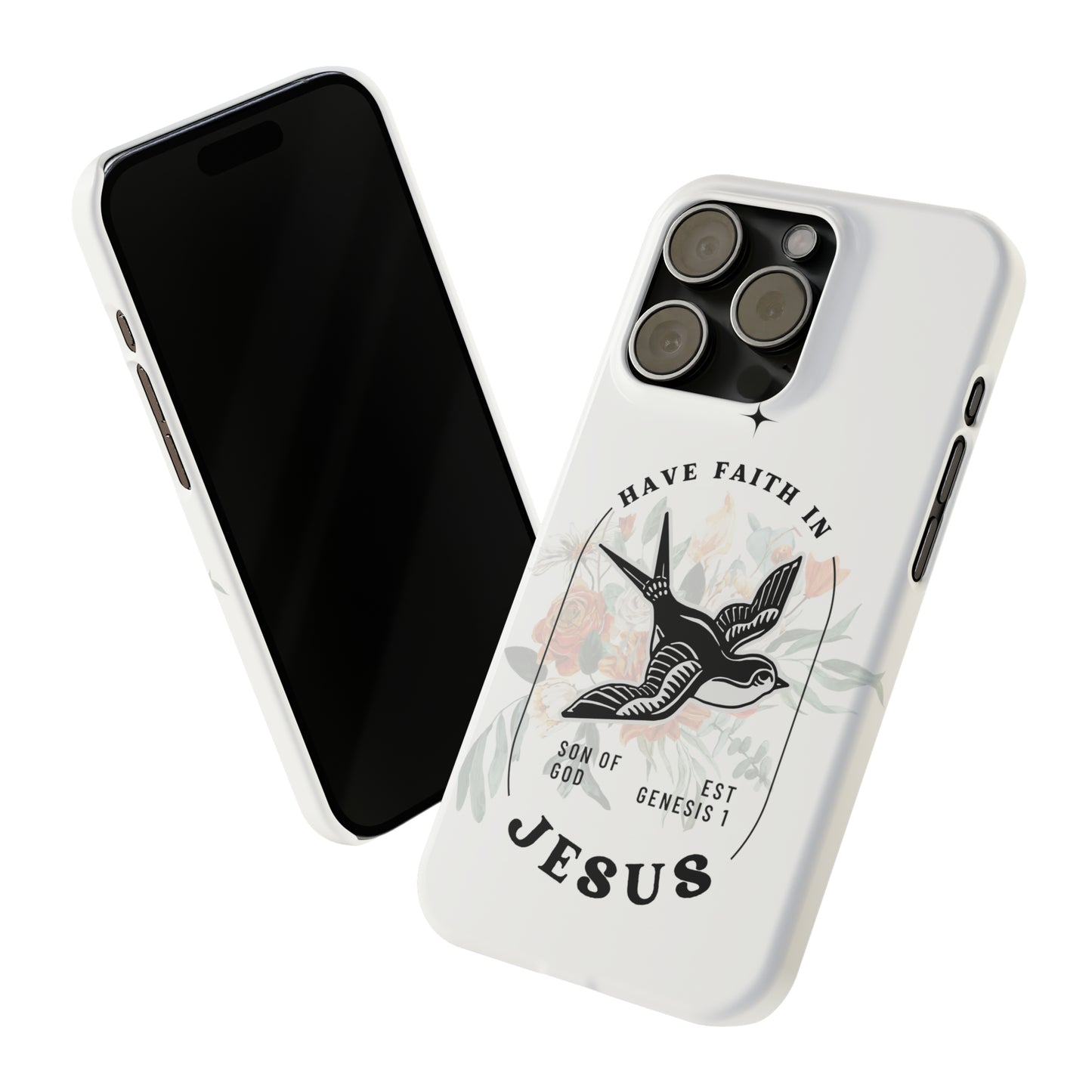 Bible Verses Phone Case Minimalist, Christian Aesthetic iPhone Cases, Jesus Saves Phone Case, Vintage Tattoo Style