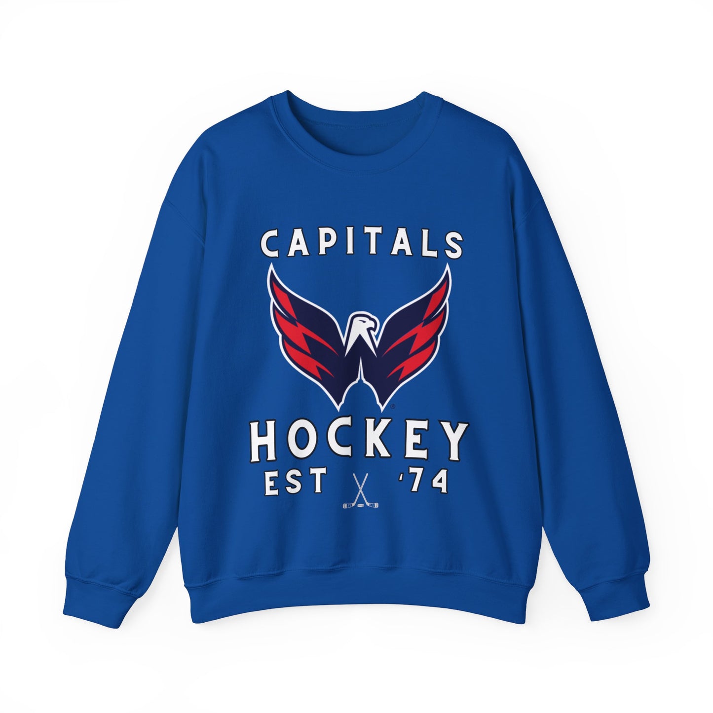 Capitals Hockey Sweatshirt, Washington DC Hockey Shirt, Capitals Retro Hockey Sweatshirt, Throwback Capitals Gear, NHL Hoodie