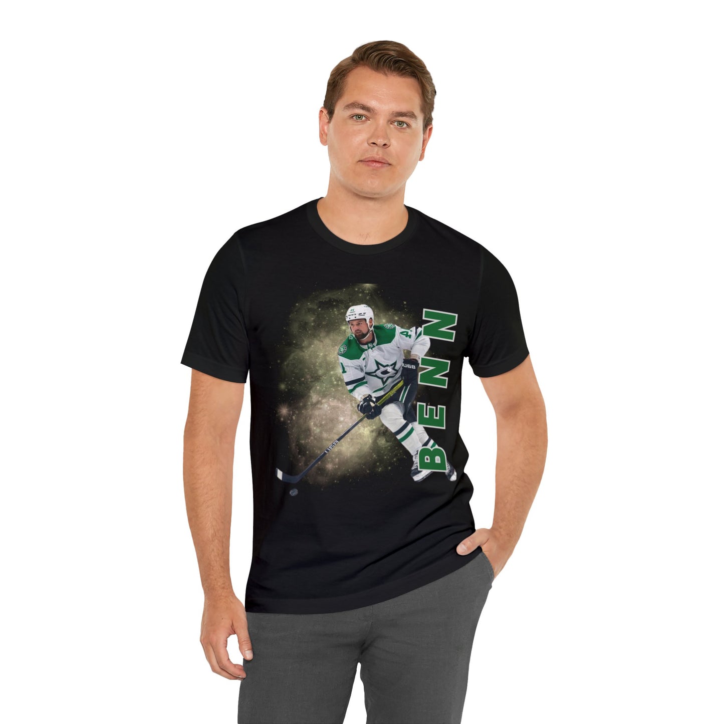 Jamie Benn Dallas Hockey Shirt, Star Hockey Shirt, MegaFan Gift, Retro Vintage Hockey Fan, Dallas Stars, Captain Dallas Stars