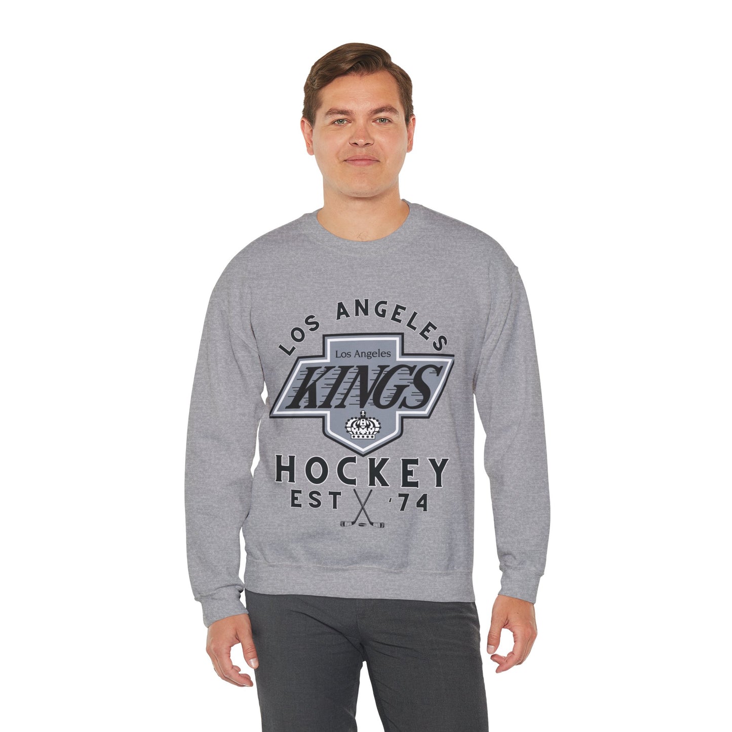 LA Kings Sweatshirt, LA Kings Hockey Shirt, Kings Retro Hockey Sweatshirt, Throwback Kings Gear, NHL Hoodie