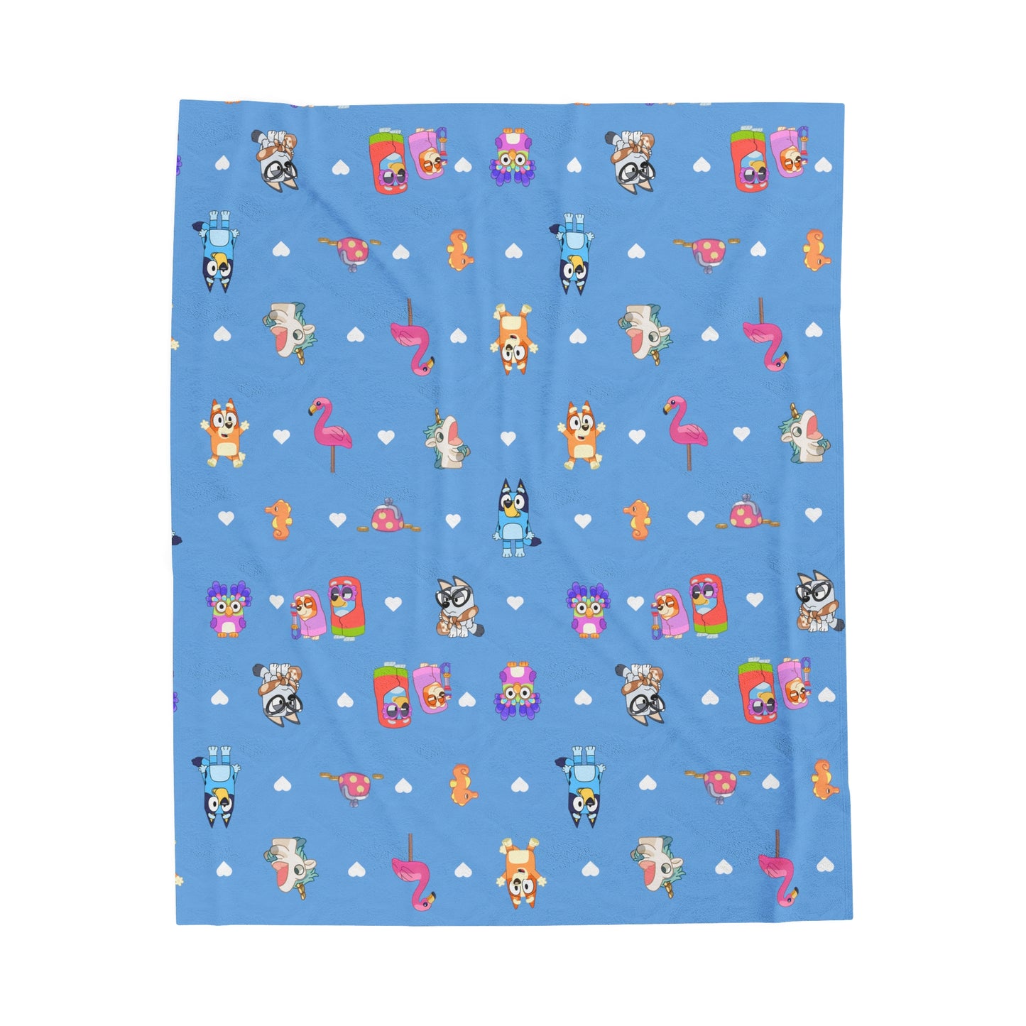 Bluey and Bingo Blanket, Soft Bluey Blanket, Kids Bluey Baby Blanket, Bluey and Bingo Baby Blanket